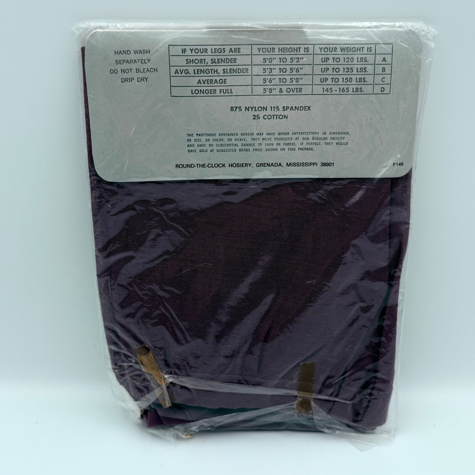 Vintage NOS Pantyhose Lot 5 Light Support Control Top Taupe Black Beige Med Tall