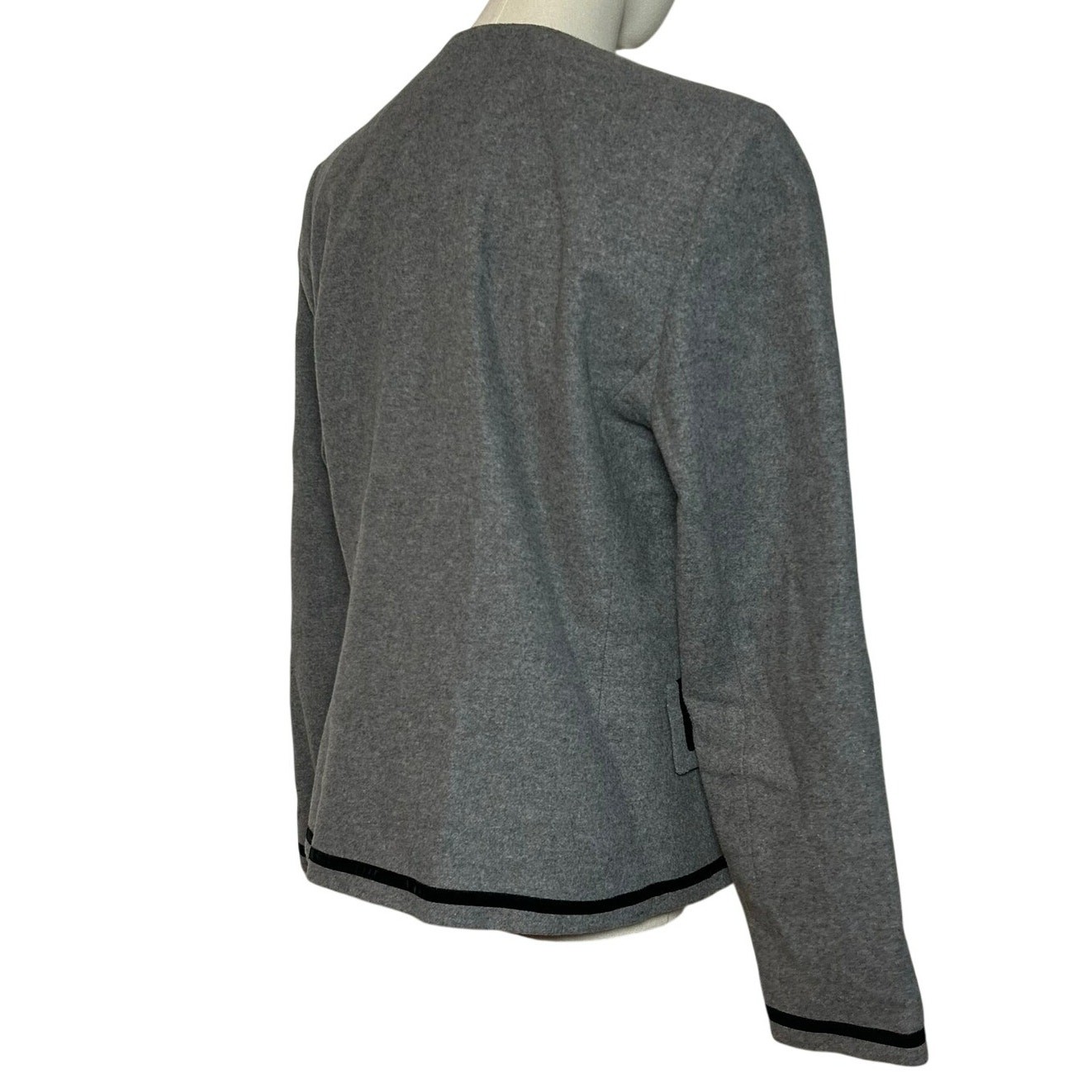 VTG 90s Y2K Harve Benard Wool Cashmere Blazer Jacket M Grunge Minimalist Preppy