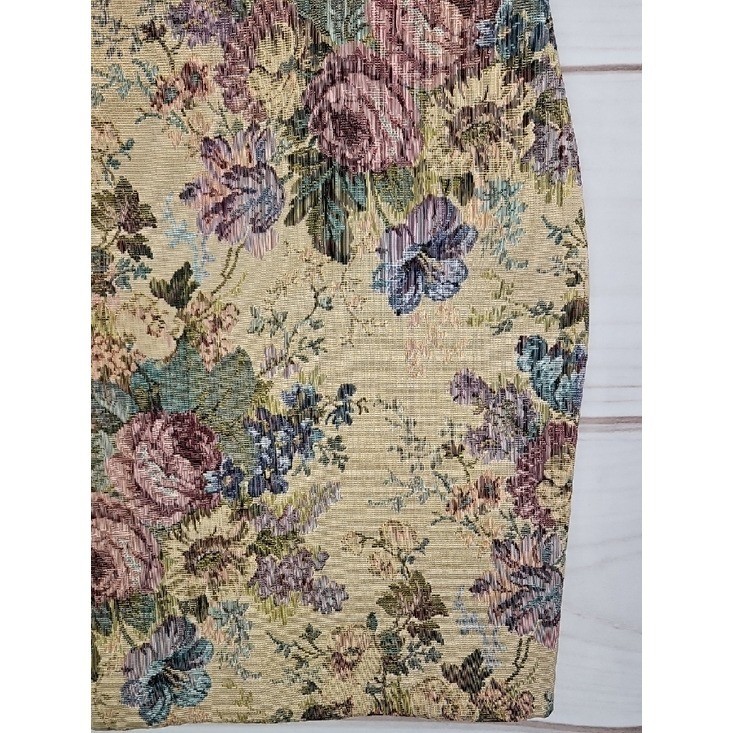 Vintage Compagnie Internationale Express Tapestry Mini Skirt Size L 90s Floral