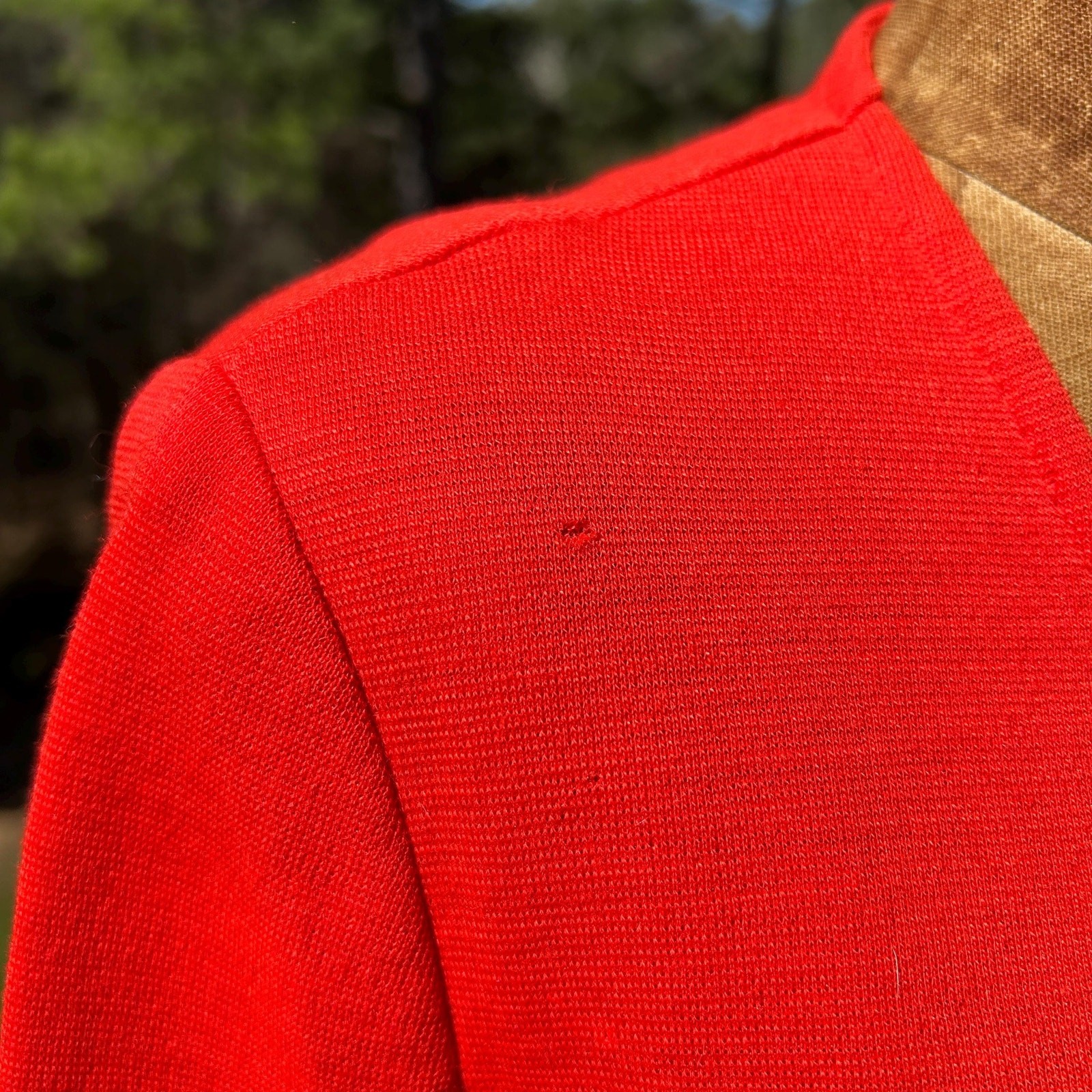 Vintage 60s Orange Wool Knit Pleated Belted Back Mod Midi Coat Dress + Pockets