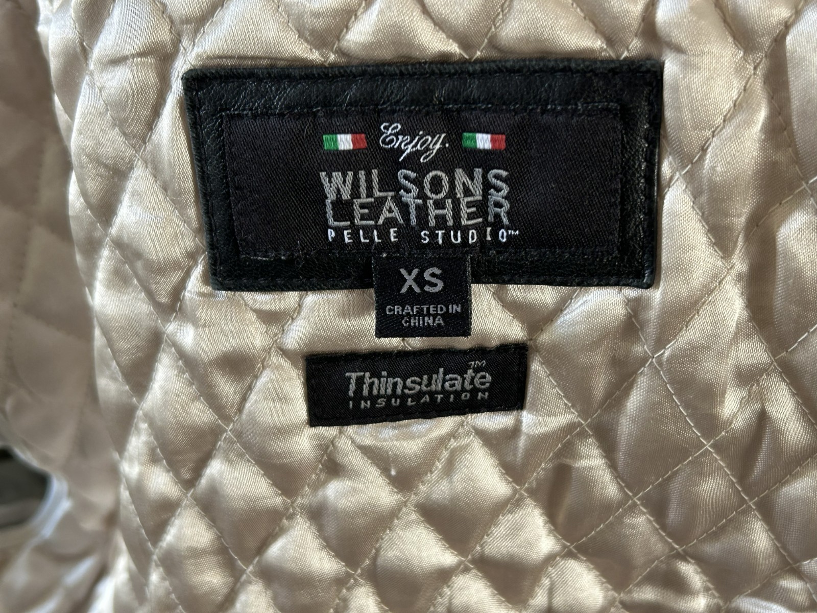 Vintage Wilsons Leather Pelle Studio Women’s Leather Jacket (Xsmall)