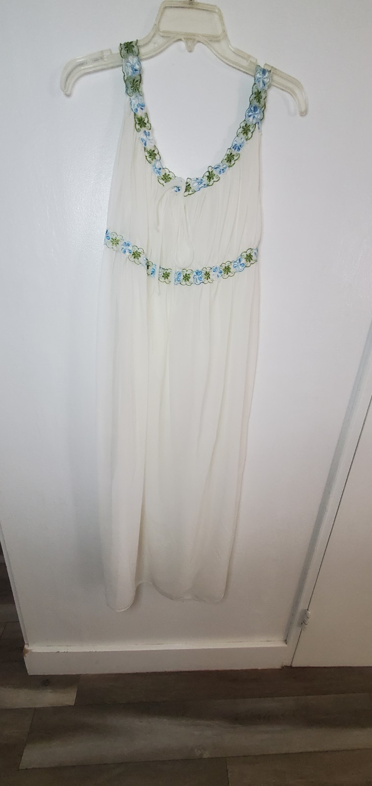 Vintage Prestige Night Dress & Coat Set Small Double Layer Chiffon ILGWU USA