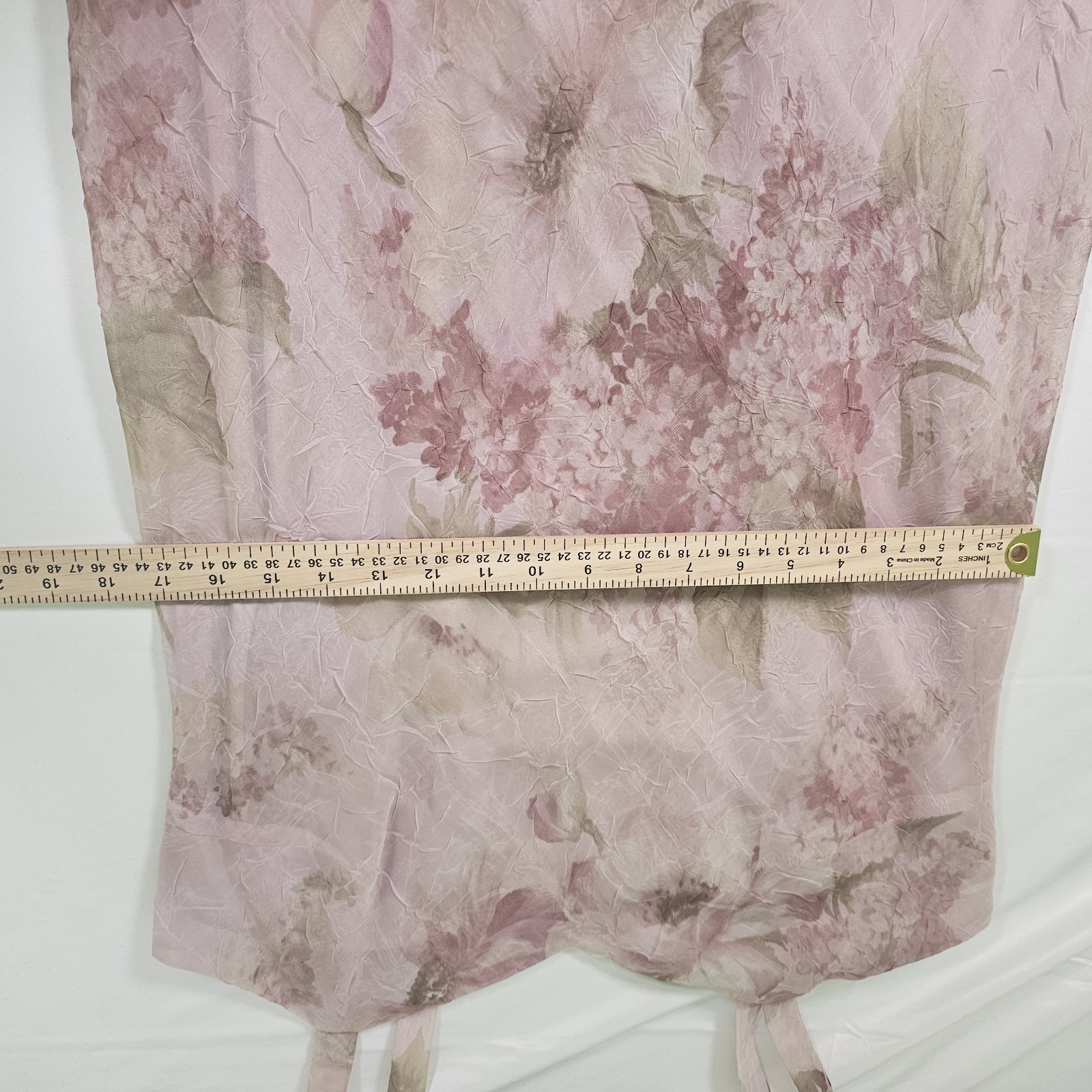 VTG 90s Y2K Fairy Floral Dress R&M Richards Pale Pink Chiffon Appx Sz L Coquette