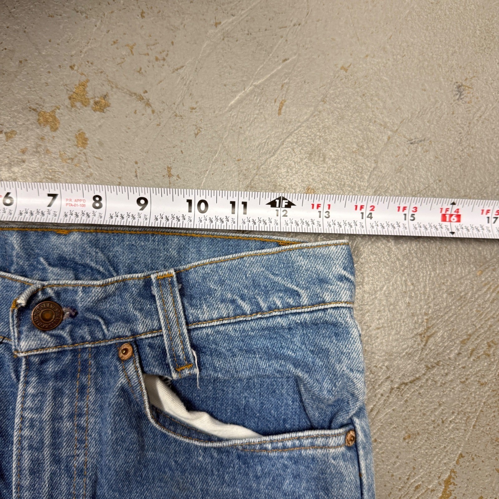 Vintage Levi’s 705 Student Jeans Blue Orange Tab Women’s Made in USA 27 x 27
