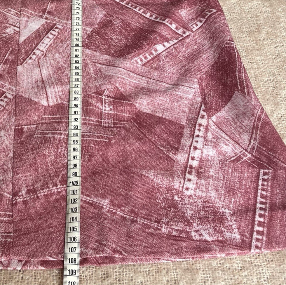 Vintage Original 70s unworn Size XL – 2XL Shirt Dress Pink Patchwork 'Helka’