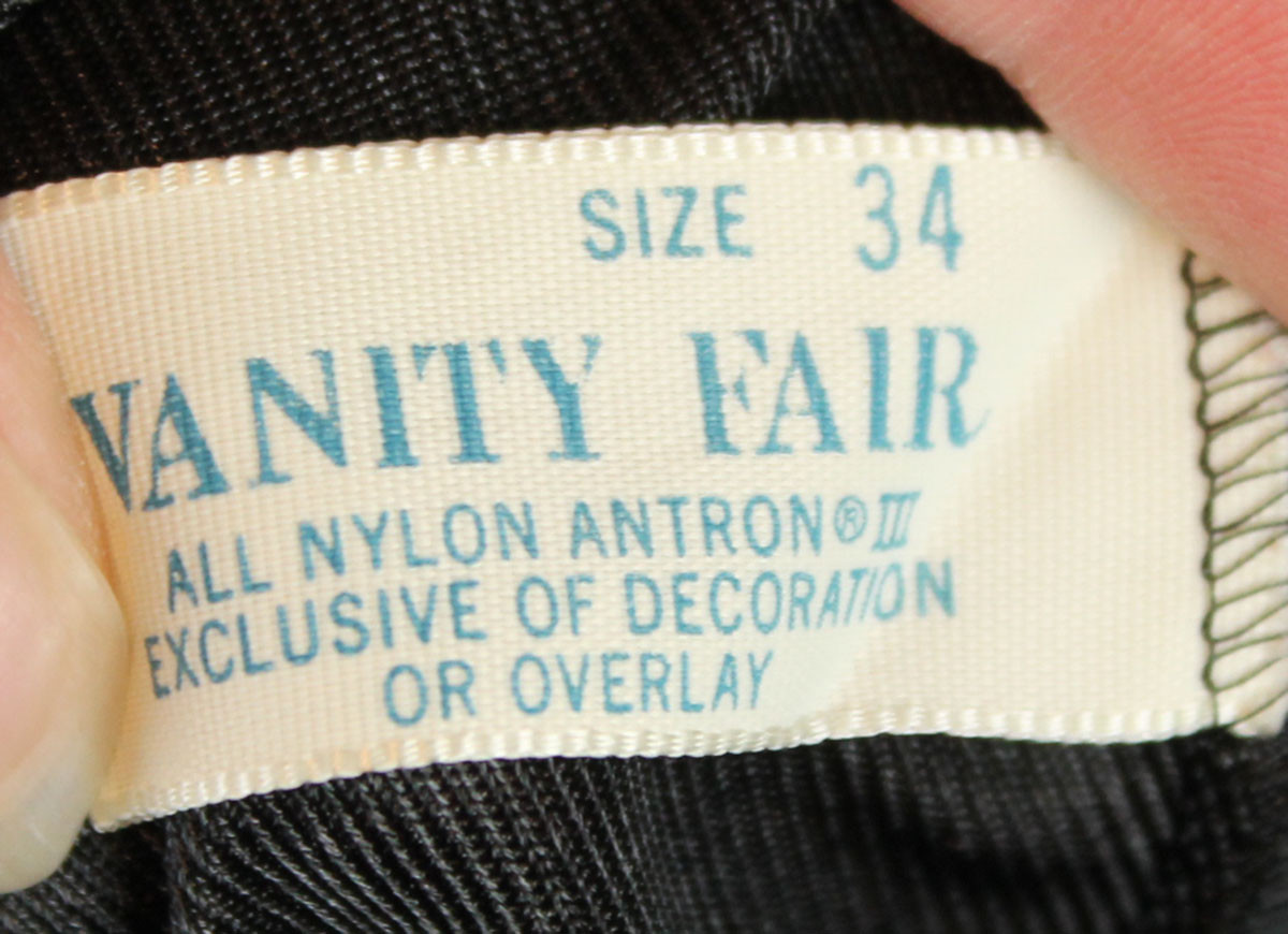 Black Peignoir Set Sz 34 S Vintage Vanity Fair Long Robe Nightgown Chiffon Lace