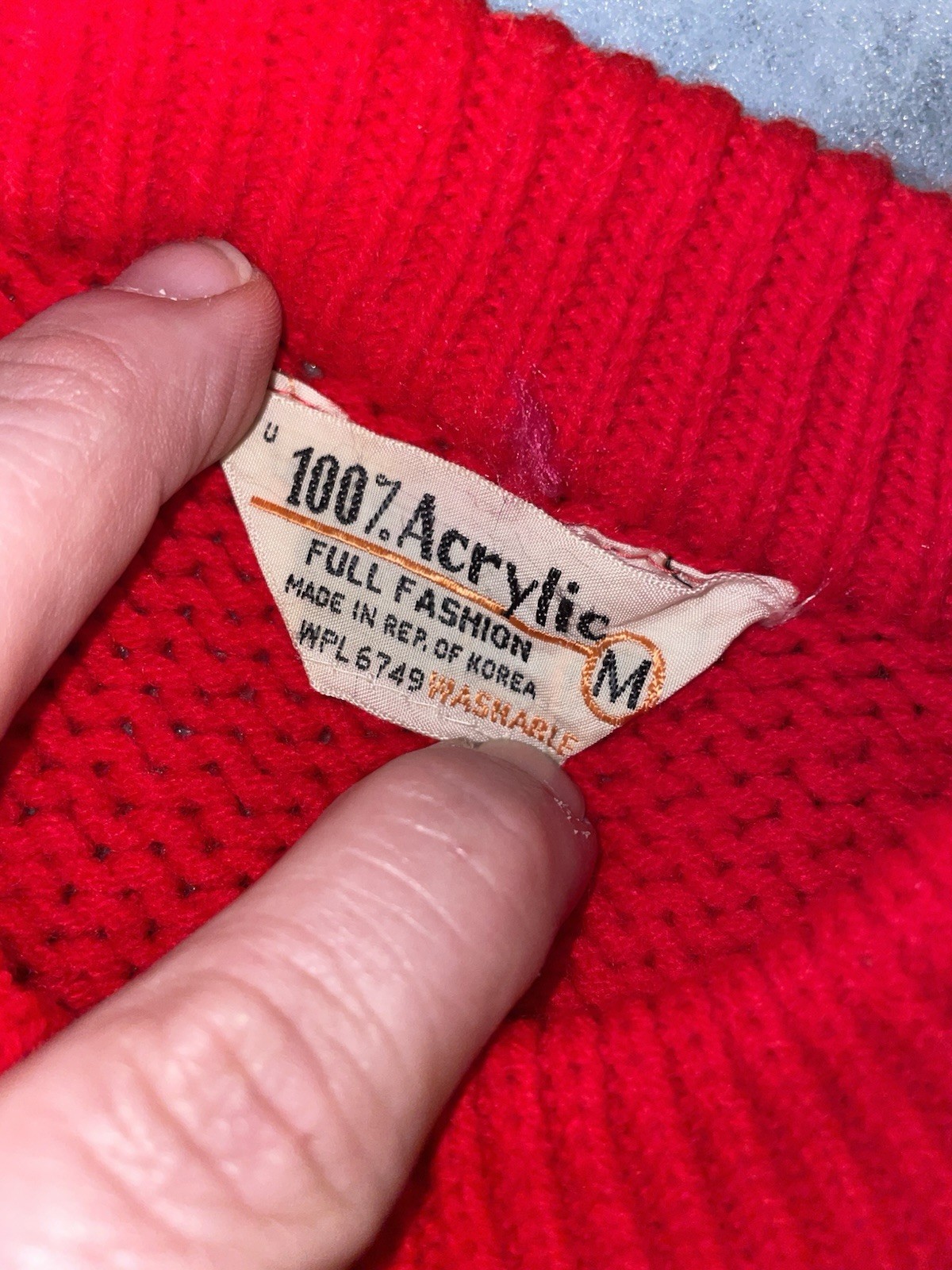 80s Cardigan Sz Med Vintage Full Fashion Red Cable Knit Cardigan Sweater