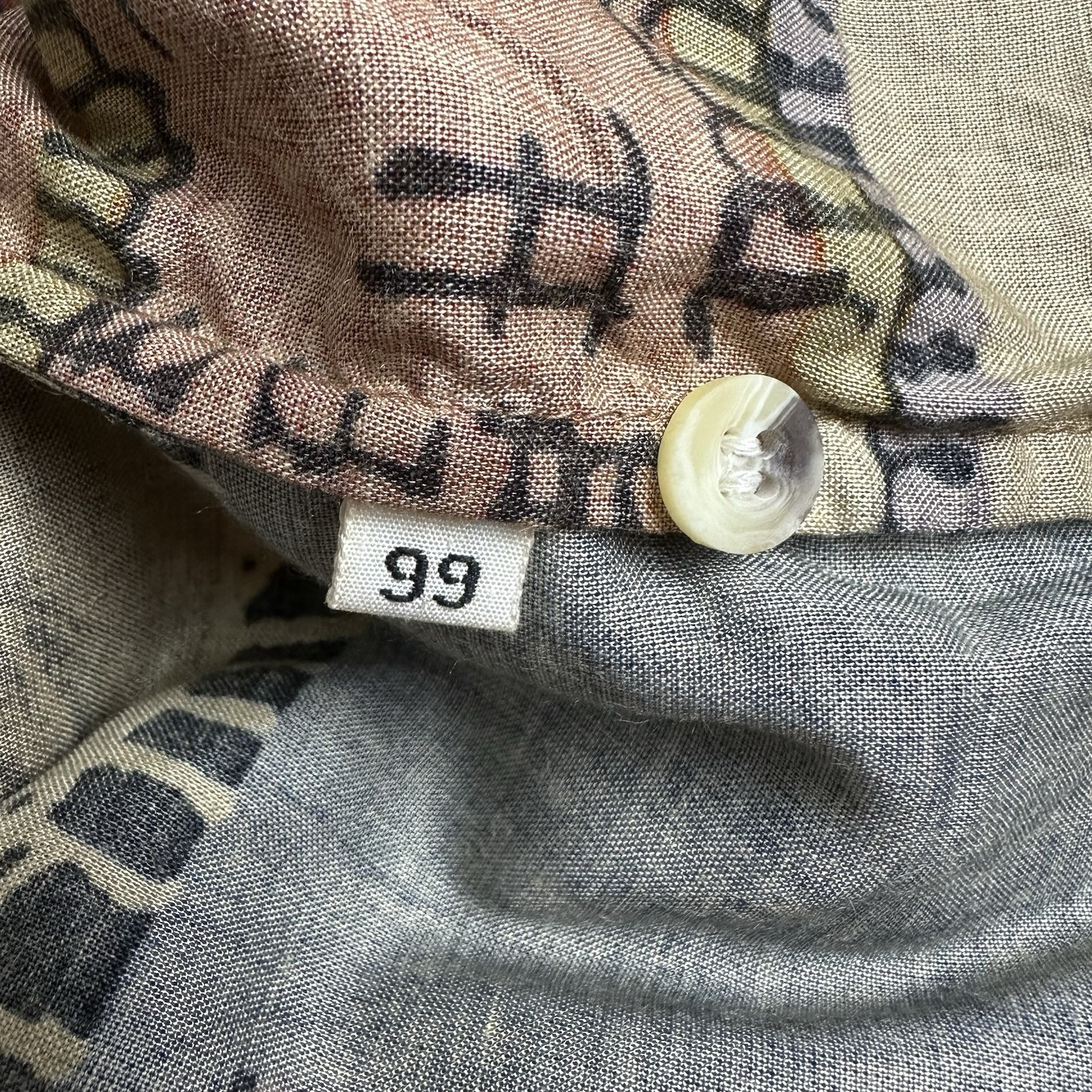 NWT Vintage Deadstock XPL Women’s Size 22 Abstract Graphic 80’s Shirt Button Up