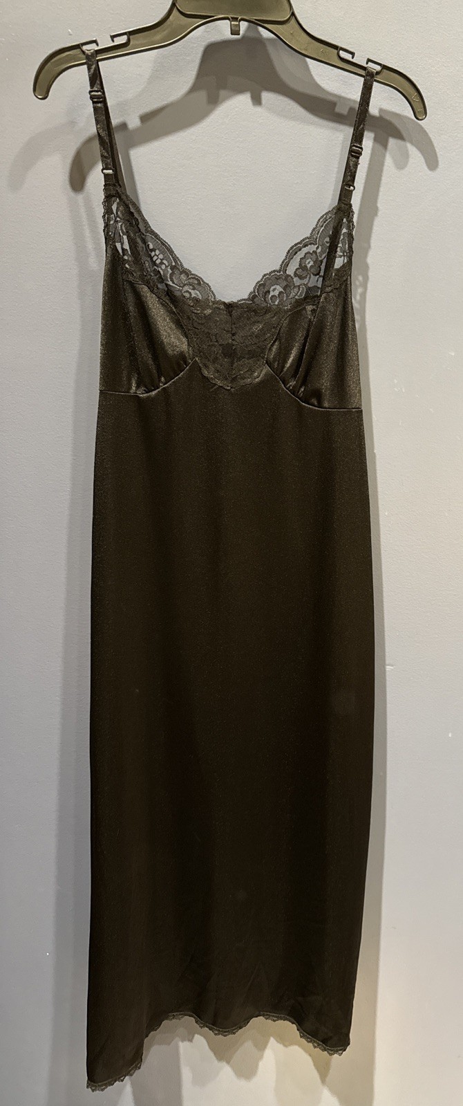Size 36/28 Black Full Slip, Adjustable Straps, Vintage Jaclyn Smith Kmart, NWT