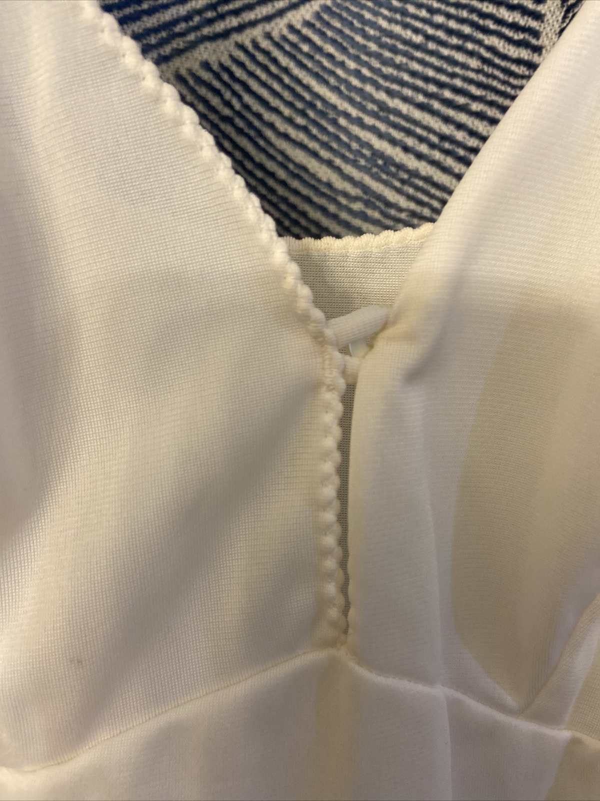 VTG 60’S FORMFIT ROGERS GLAM ivory SHEER Nylon FULL SLIP NEGLIGEE 36L 14-16