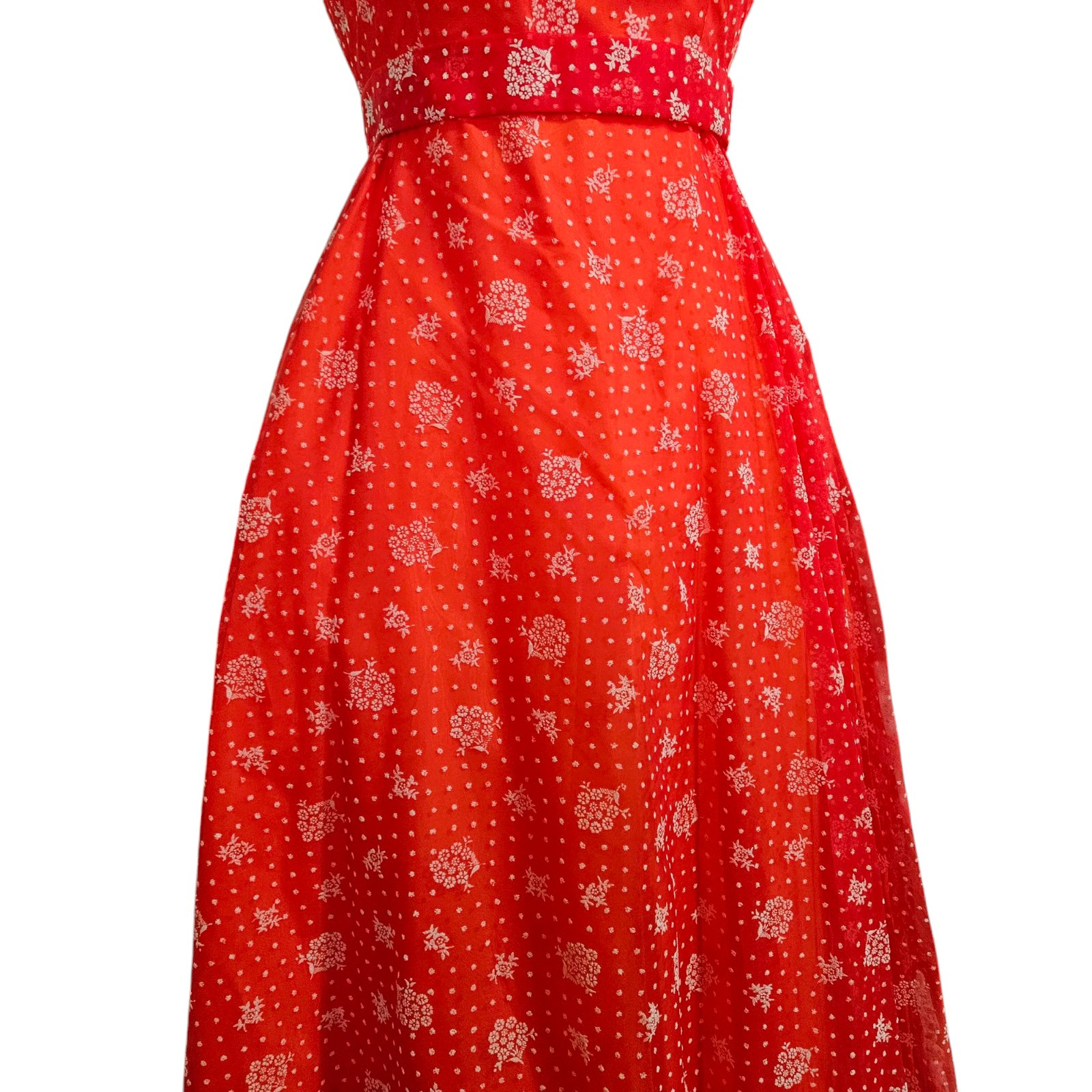 Vintage Nadine Dress Size 5 Chiffon Lined Crinoline Cottage Core Modest Prom