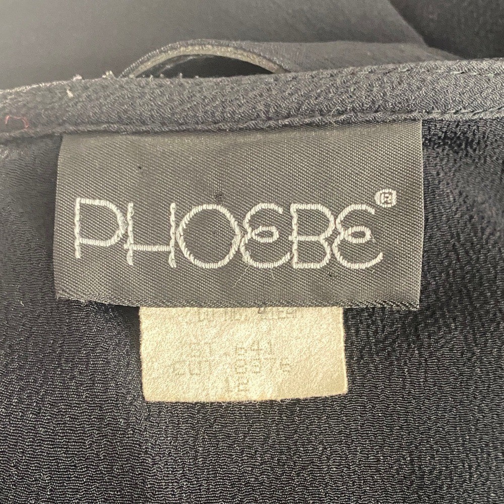 Vintage Phoebe V Neck Belted Maxi Dress Long Sleeve Size 12 Made in USA