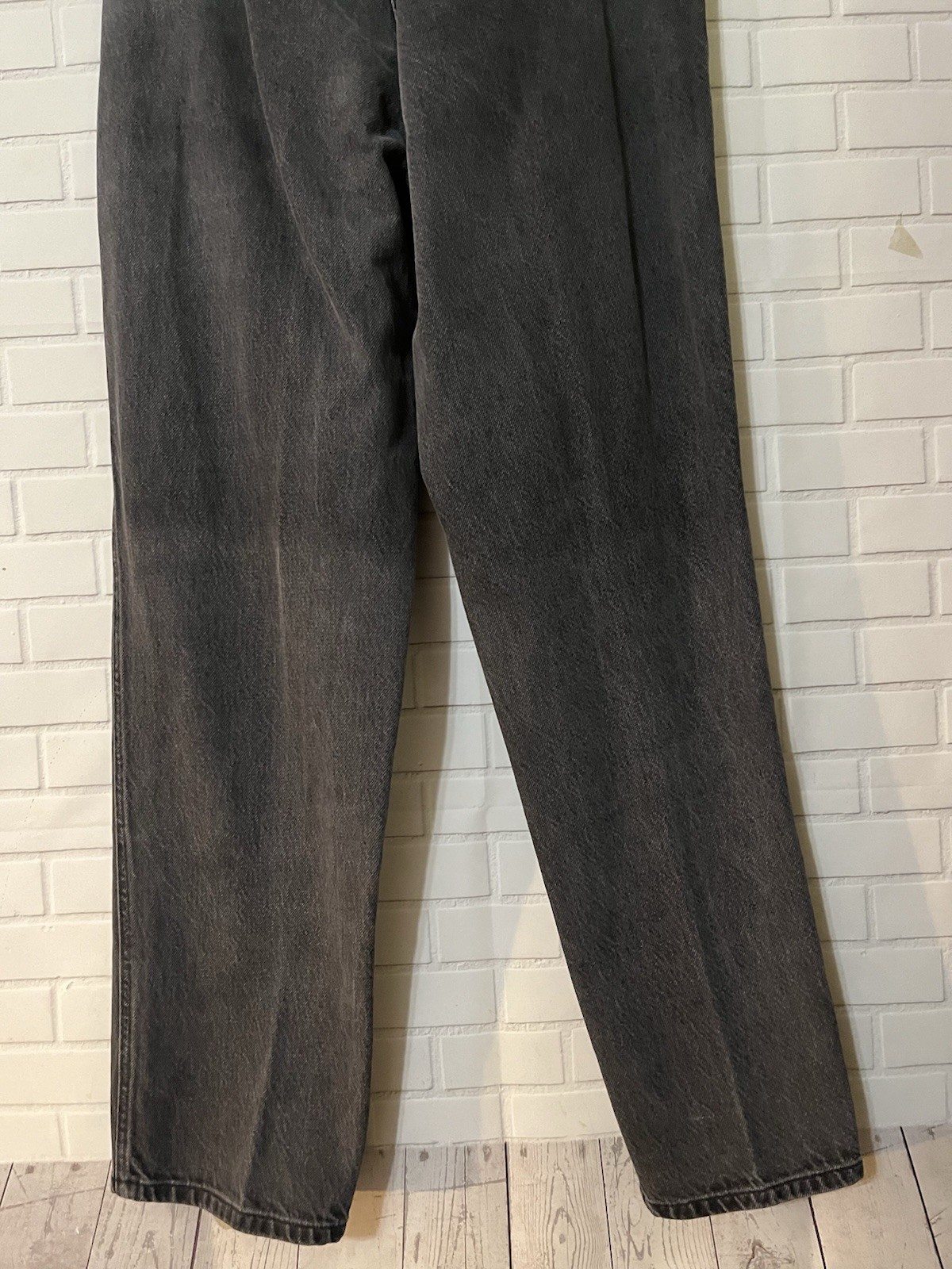Rocky Mountain Jeans Rockies Black Western Mom Jeans Sz 33/15 Inseam 32” Rise 12
