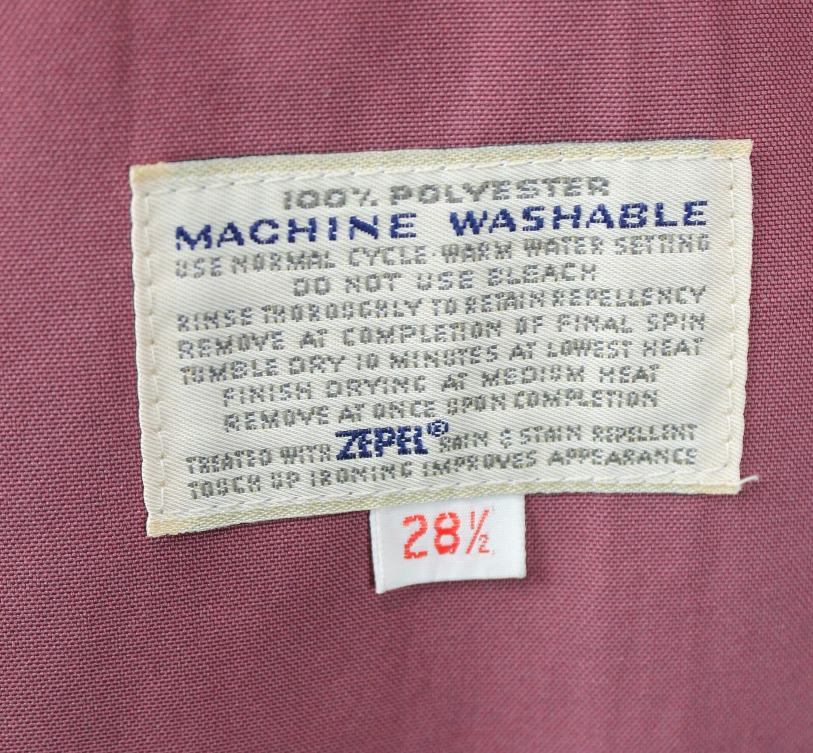Misty Harbor Rain Coat 28 3X Vintage Mauve Pink Purple Removable Lining Jacket