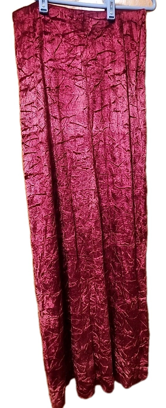 Vintage Crushed Velvet Two Peice Skirt And Jacket Dress Miss Sherwood Boho Rose