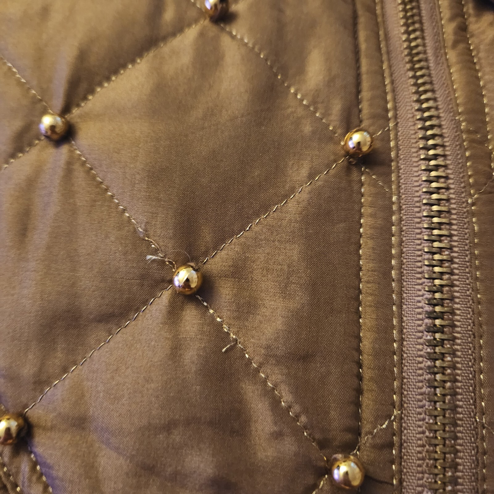 Maurada Vintage Silk Windbreaker Tracksuit Jacket & Pants Brown Medium Lined
