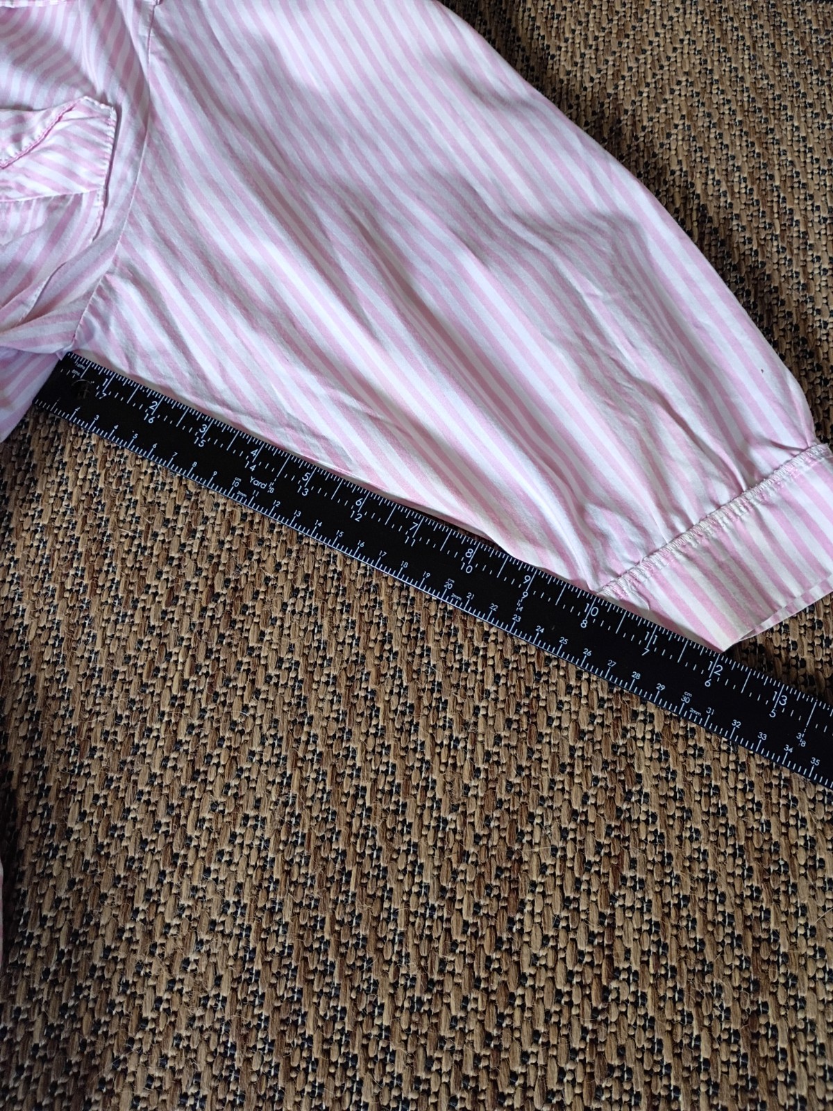 Women’s Vintage Size 11 or XL, 80’s Pink Stripes Jump Suit W/ Belt Algo-Ettes