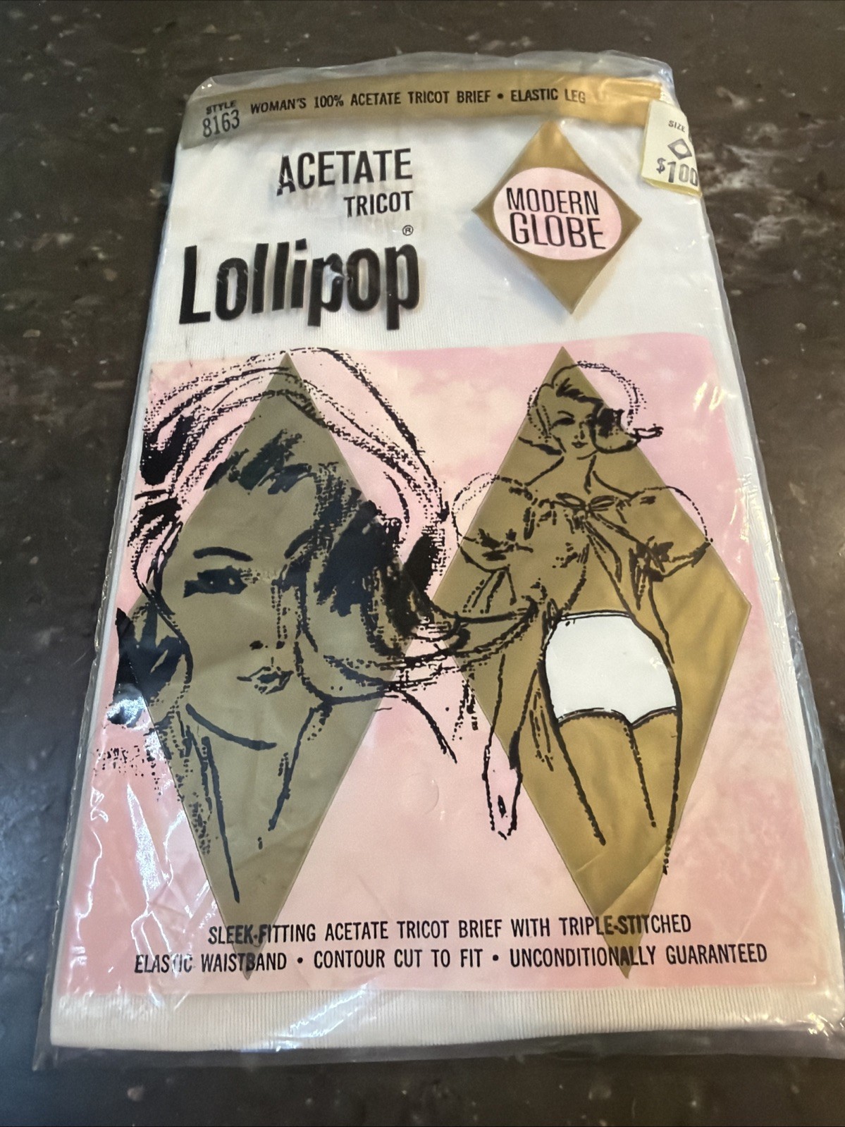 Vintage Modern Globe Lollipop Underwear