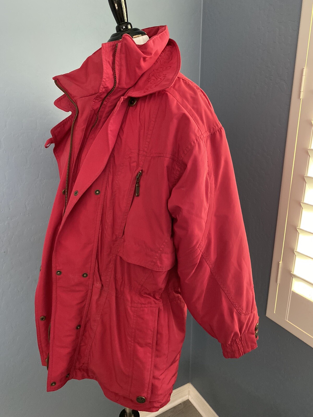 Nordica Coat 10 Vintage Snowboard Ski Jacket Fuchsia Parka Classics 80s 90s M/L