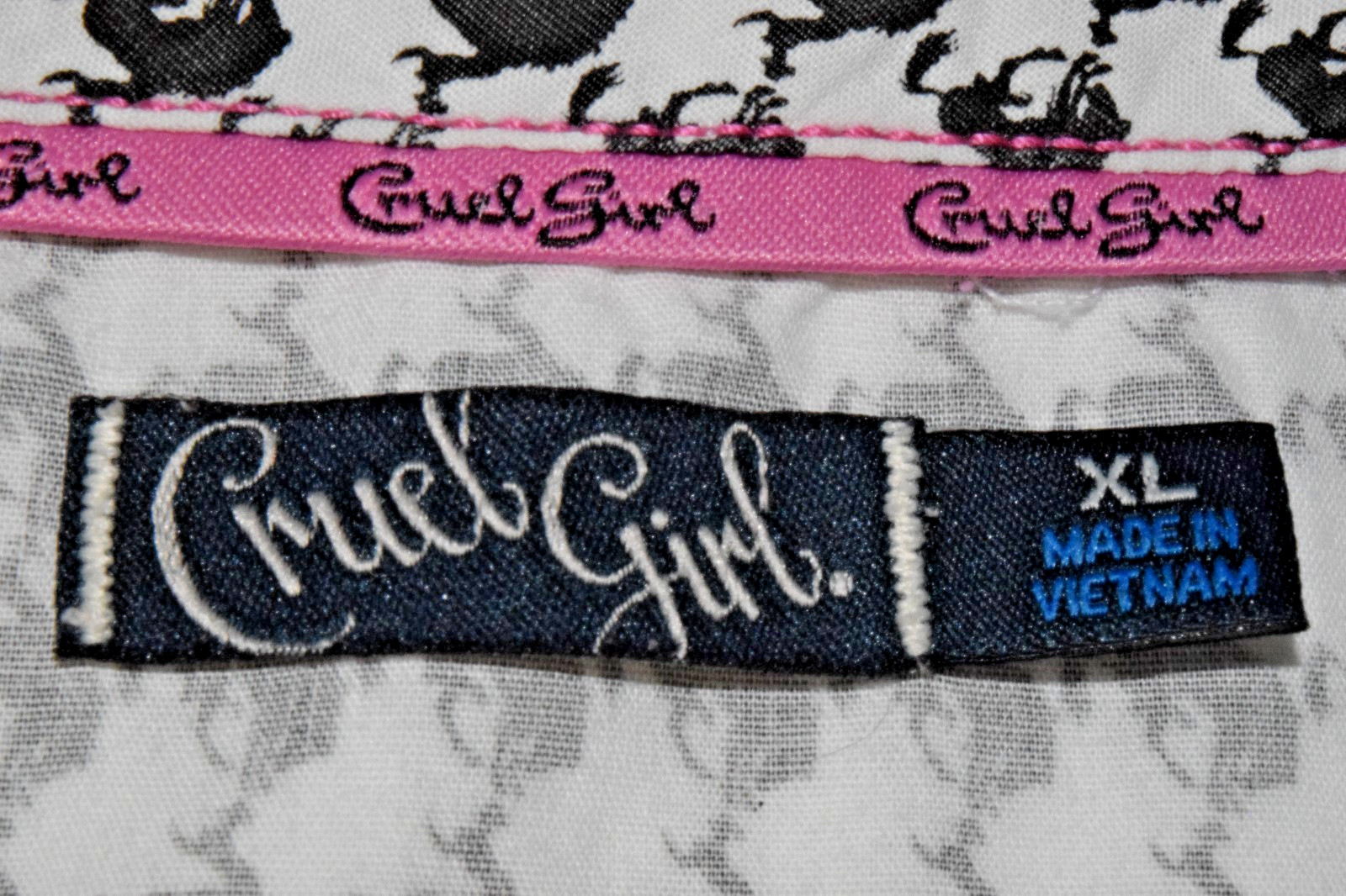 Vintage Western Shirt Cruel Girl Size XL 90s Rodeo Girl Print Pink Snaps