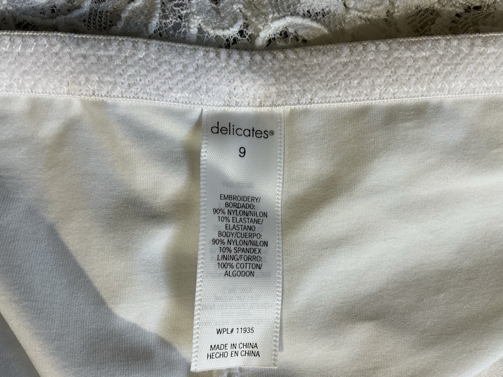 Vintage JC Penney Delicates All Over Lace Boy Short Panties White Plus Size 9
