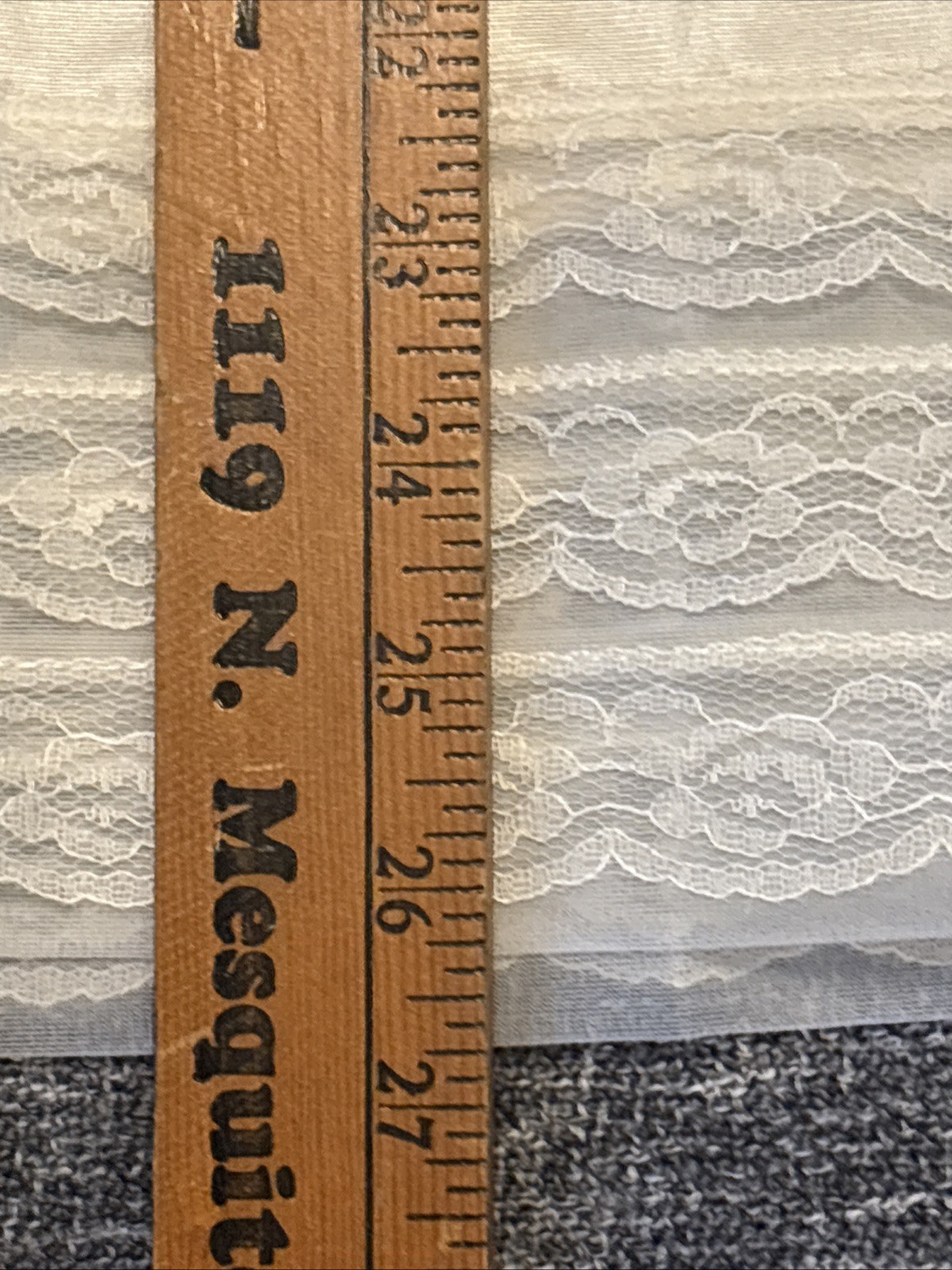 Vintage 100% Antron Nylon Ivory Half Slip W/Lace Trim Size Small