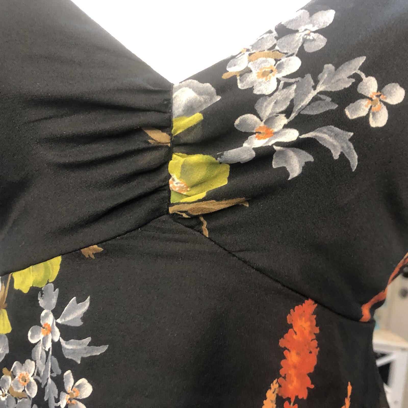 Vintage Nu Mode Floral Maxi Dress