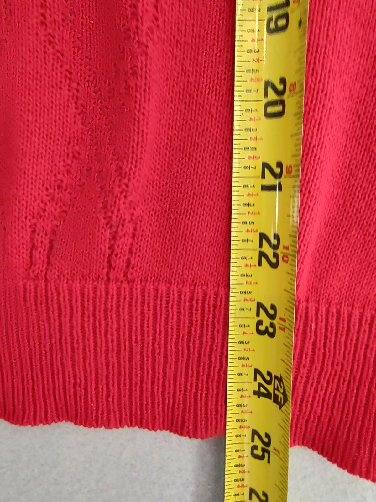 VTG Nikki Short Sleeve Sweater Red W Sz M Made In USA Valentine’s Day Preppy