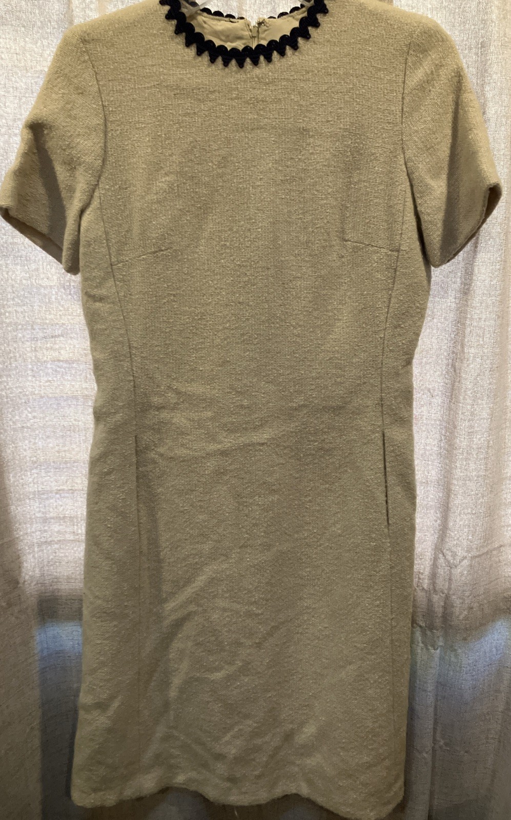 VTG 1960s (???) Cream Tweed Jacket Dress set Bergdorf Goodman Custom Casuals