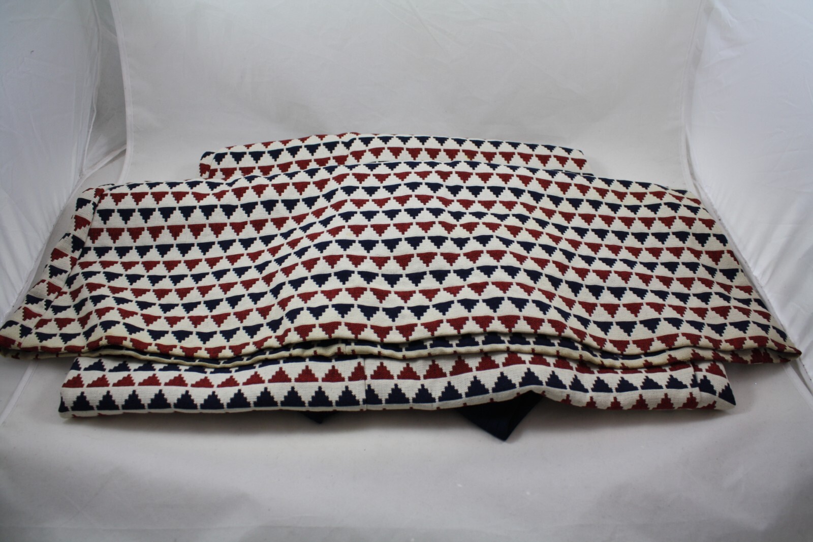 Vintage 1960’s 1970’s Blue, Brown and White Maxi Dress