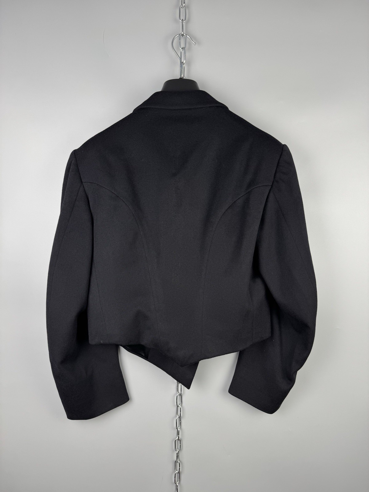 Vintage 1972 Gieves Hawkes Blazer Wool Cropped Naval Officer Jacket Coat