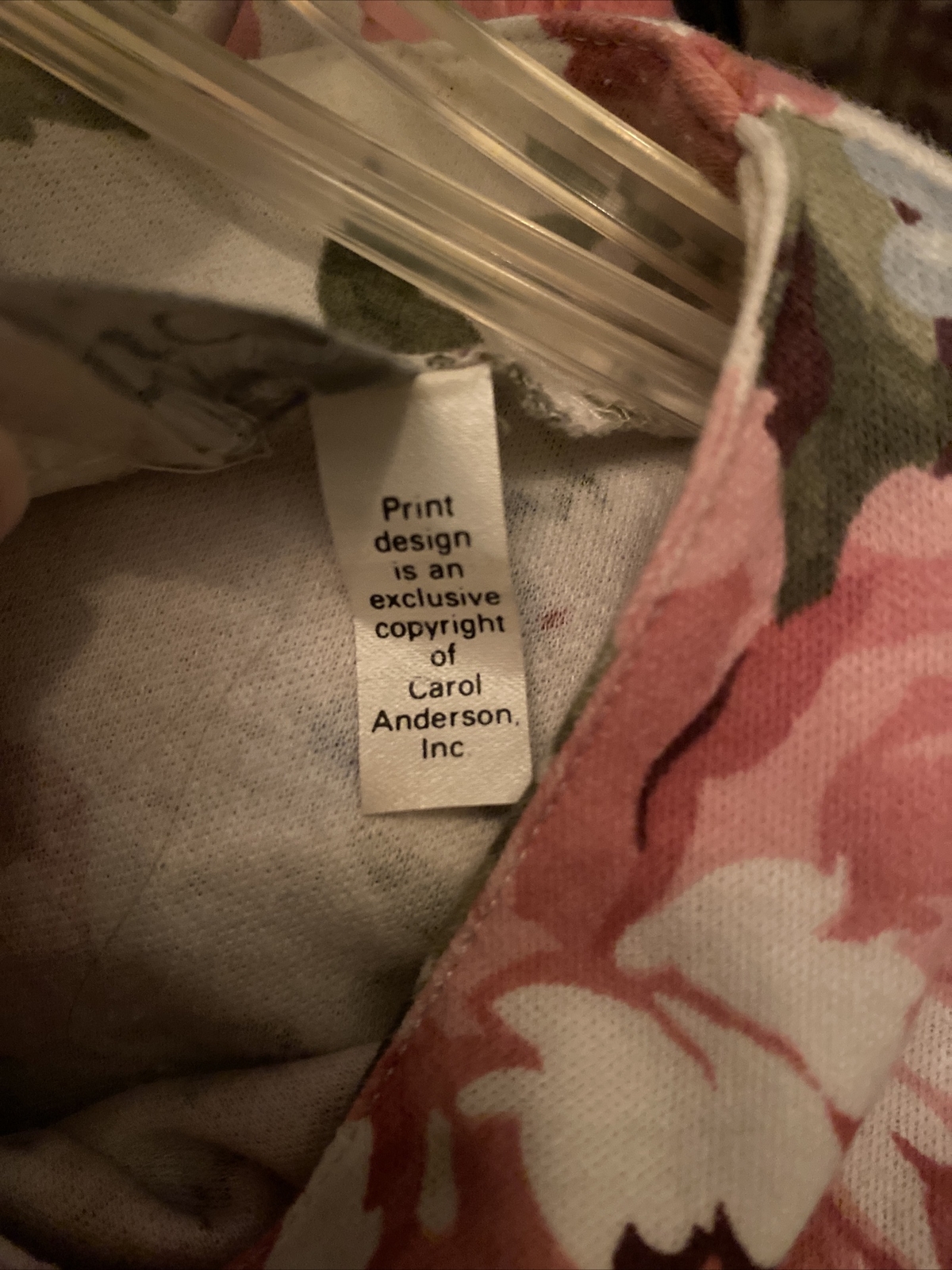 1980s Garden Modest Long Party Dress Carol Anderson California Rose Cotton Sz 4