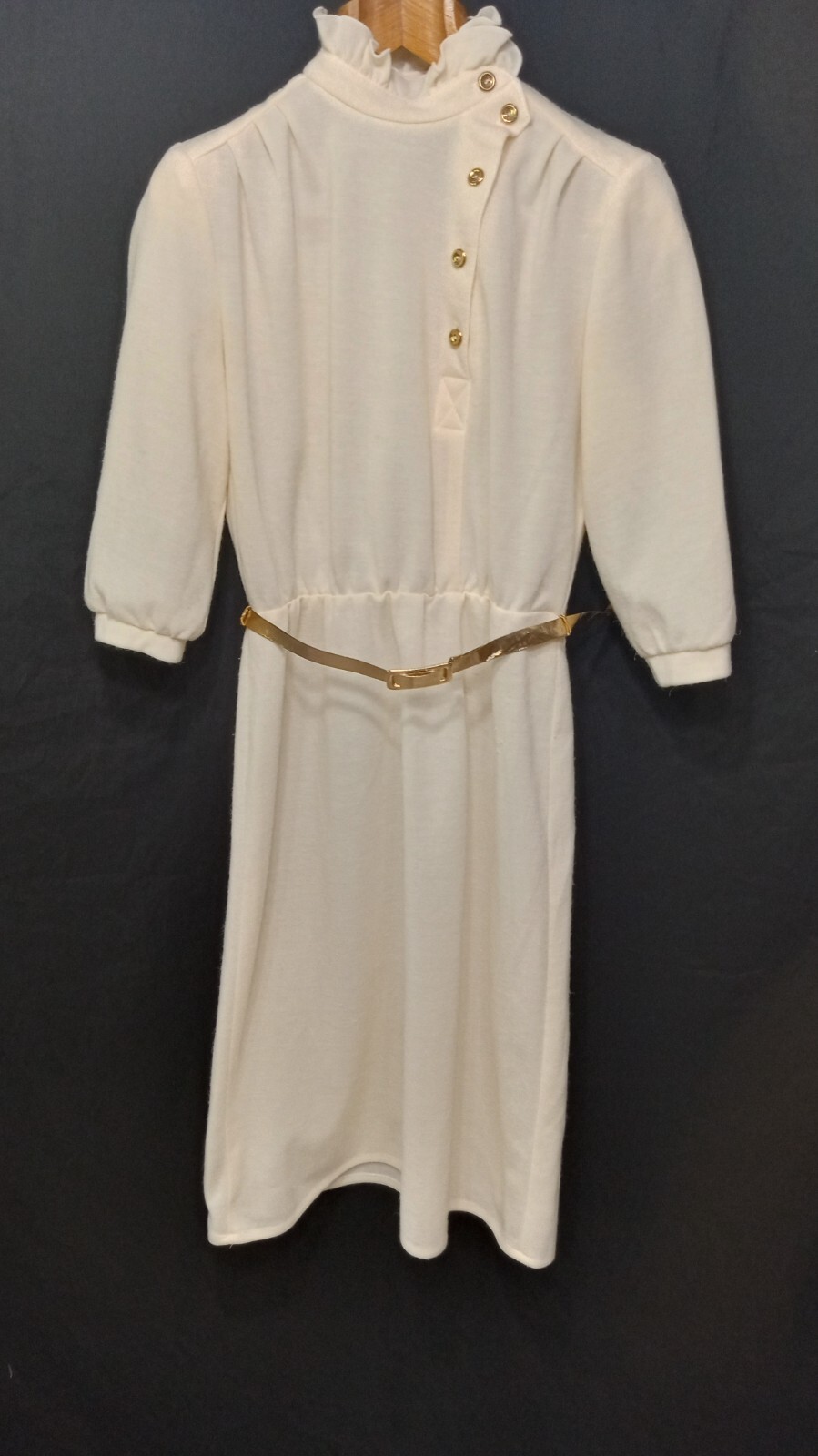 vintage England Designer Ivory white women’s dress size EU 38 vintage 1990’s