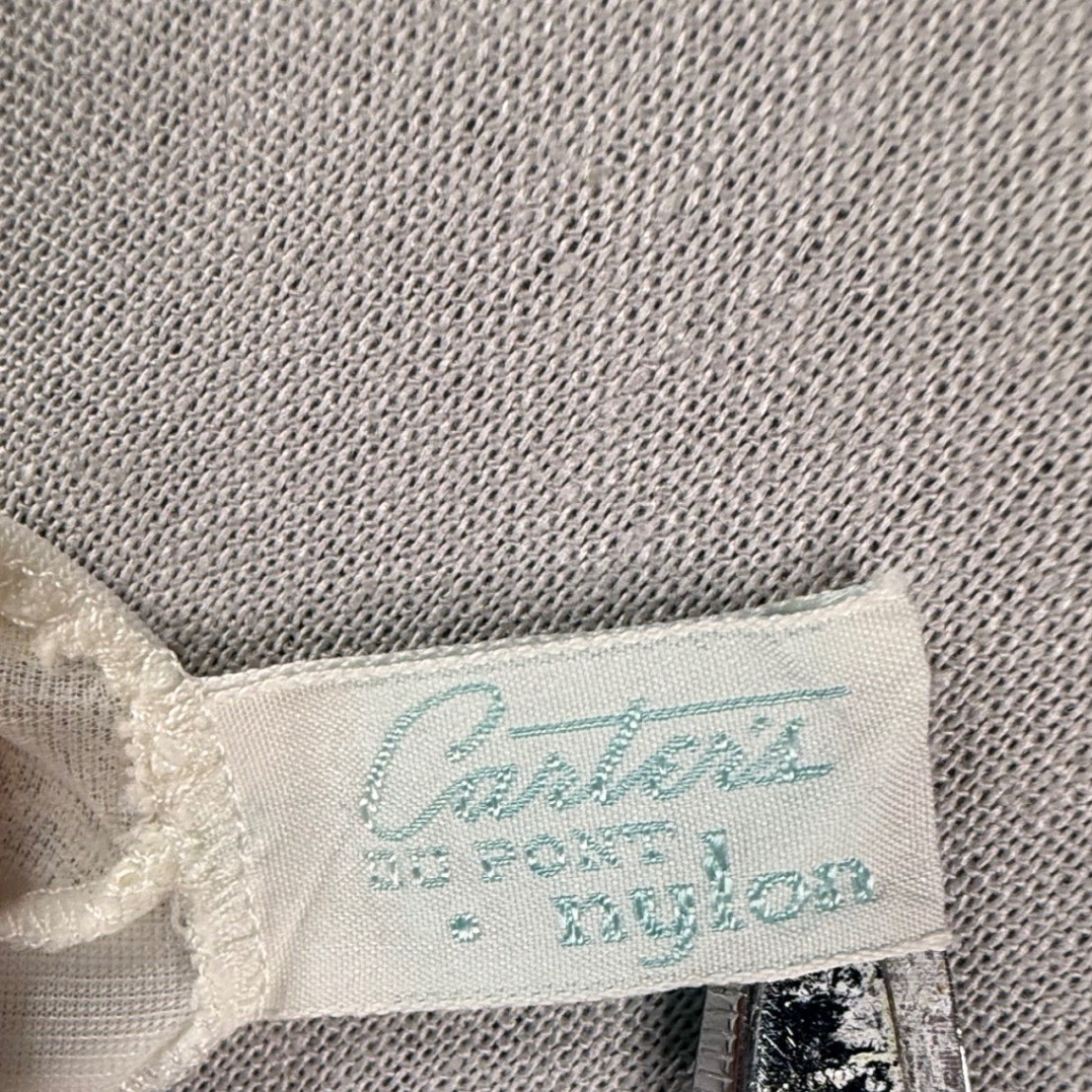 Carter’s Vtg Lace Nightgown Womens 34 Small White Nylon Maxi Bridal Coquette