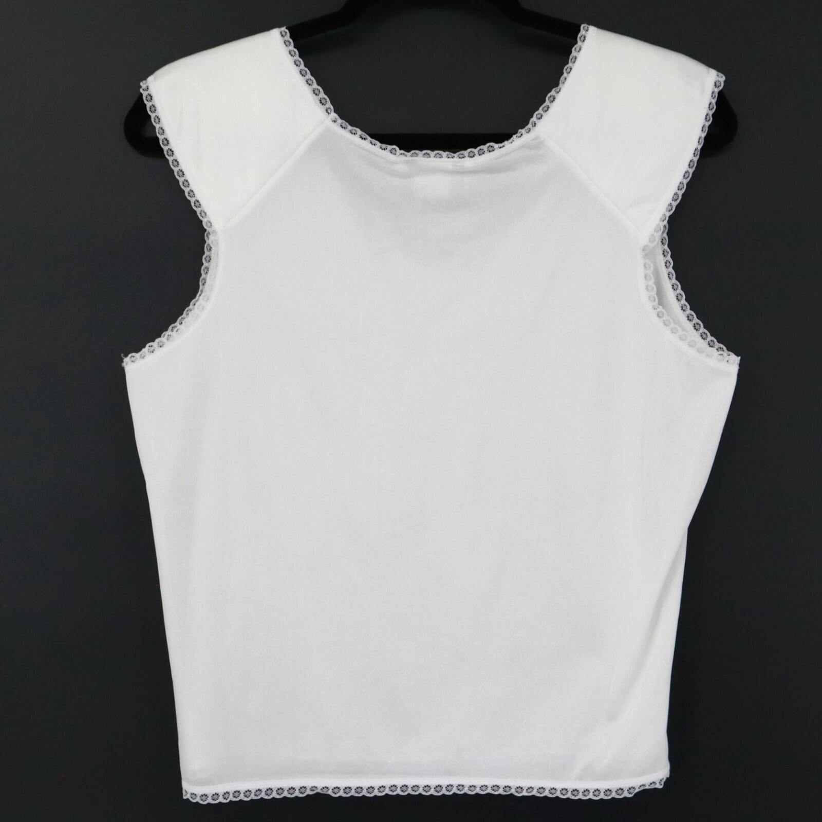 Anthony Richards Tank Top Womens S White Romantic Feminine Fairy Grunge Vintage