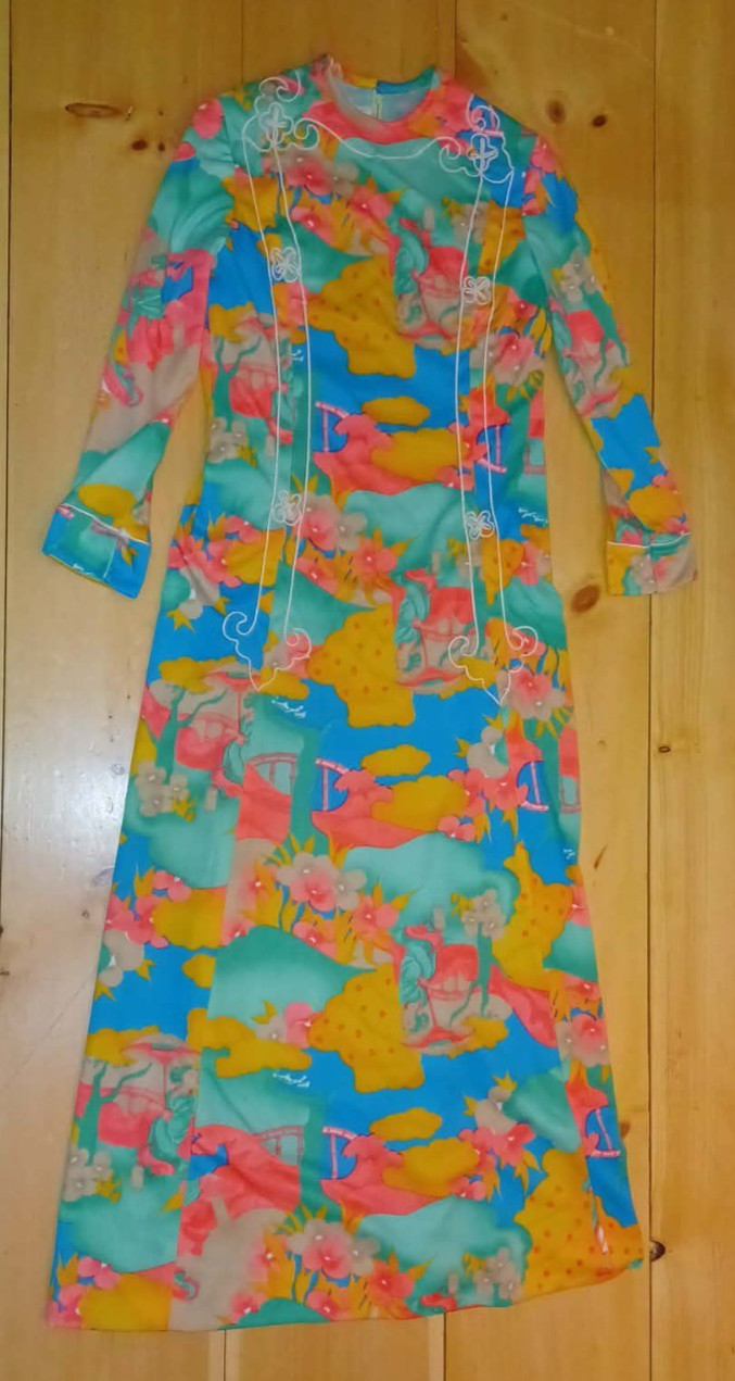 Very Rare Hard To Find Women’s Vintage Tina Leser Original Dress Small Med Read
