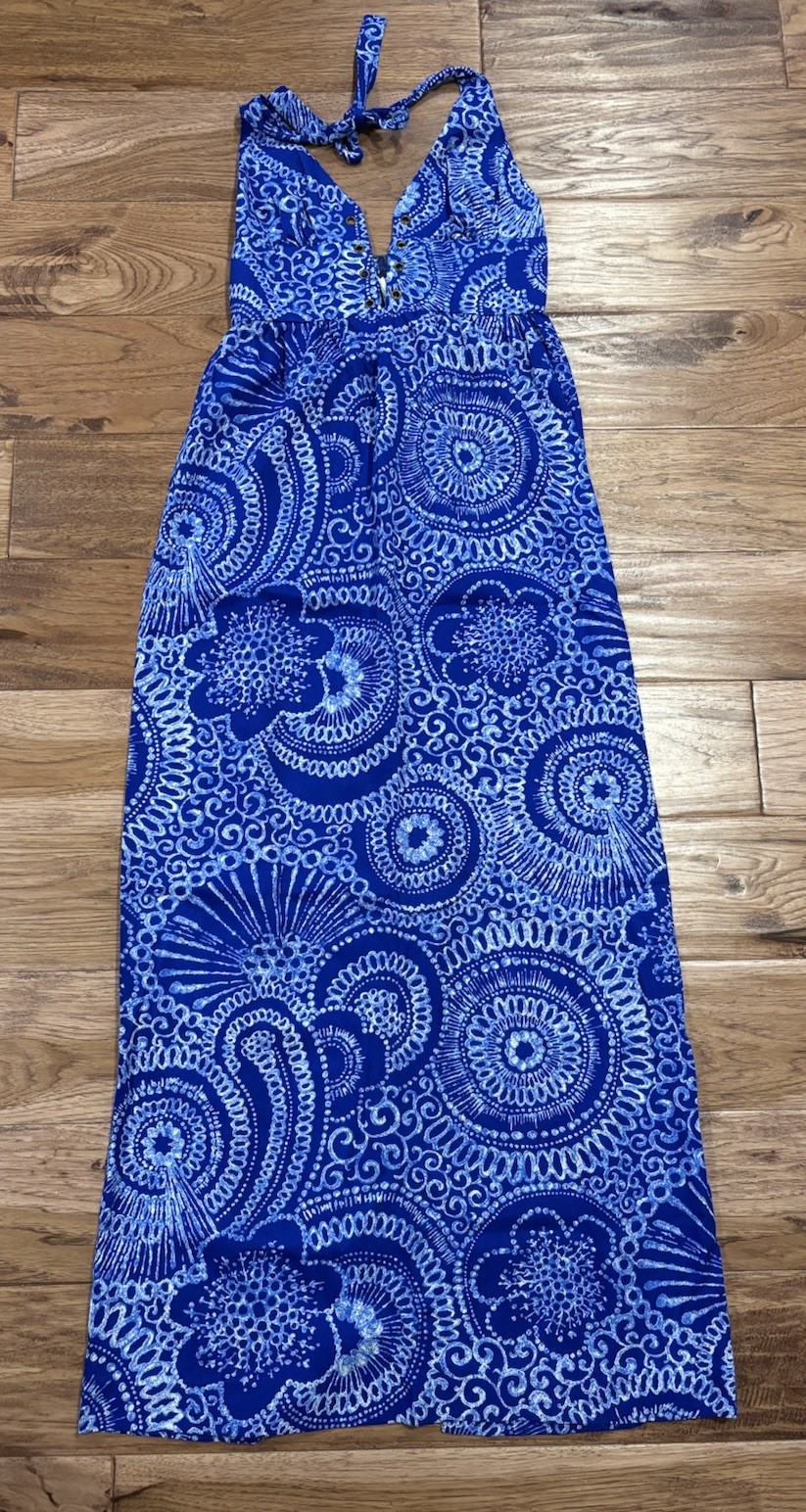 Vintage Dress by 70’s High Tide California Sz 9/10 Blue