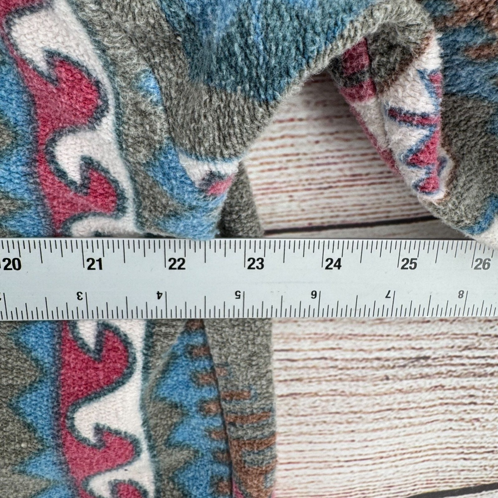 Vintage Chico’s Design Southwest Print Button Down Shacket Women’s Size Large