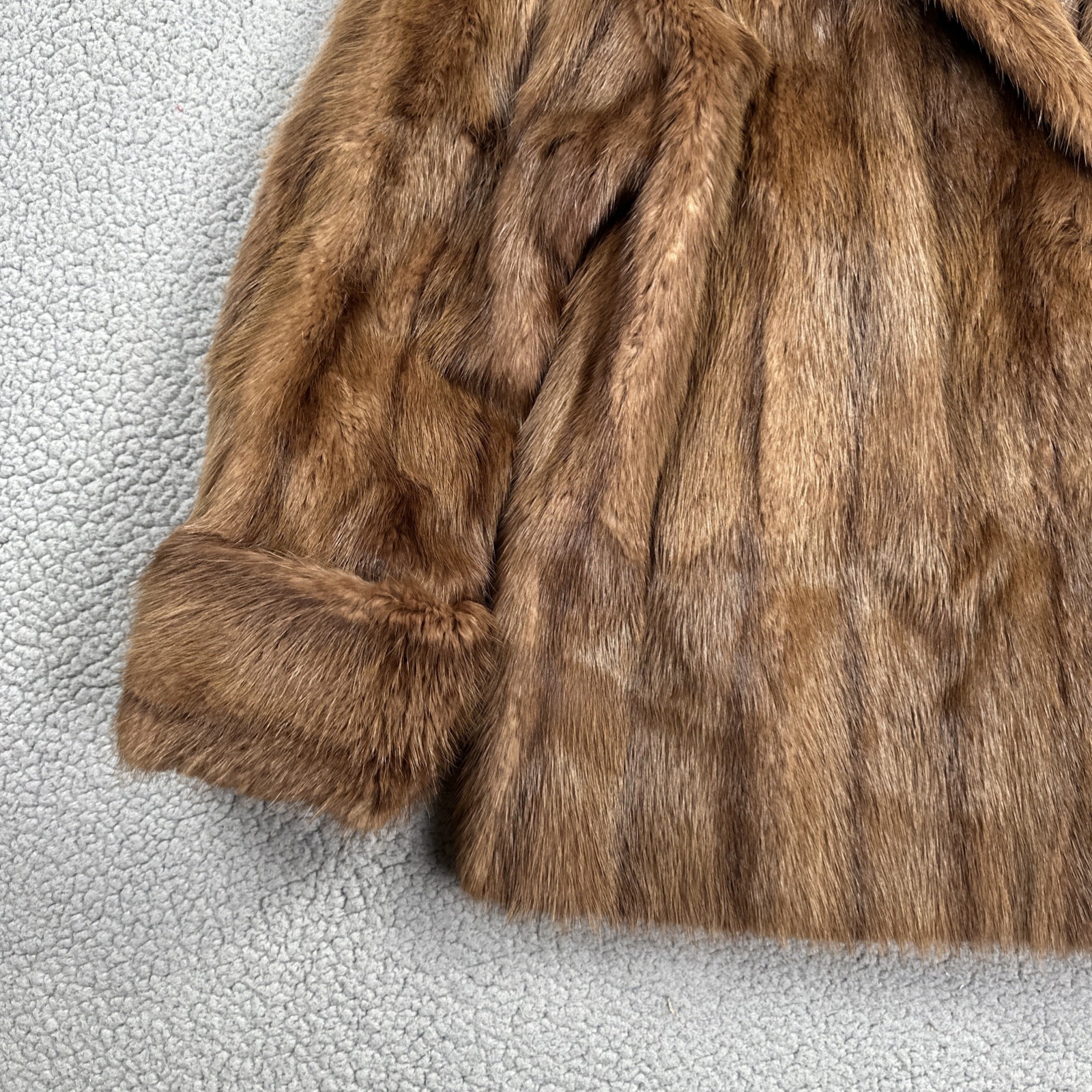 VTG 60s Furs by Conson Mink Stroller Coat Toronto & Sarnia Lined Inner Pocket