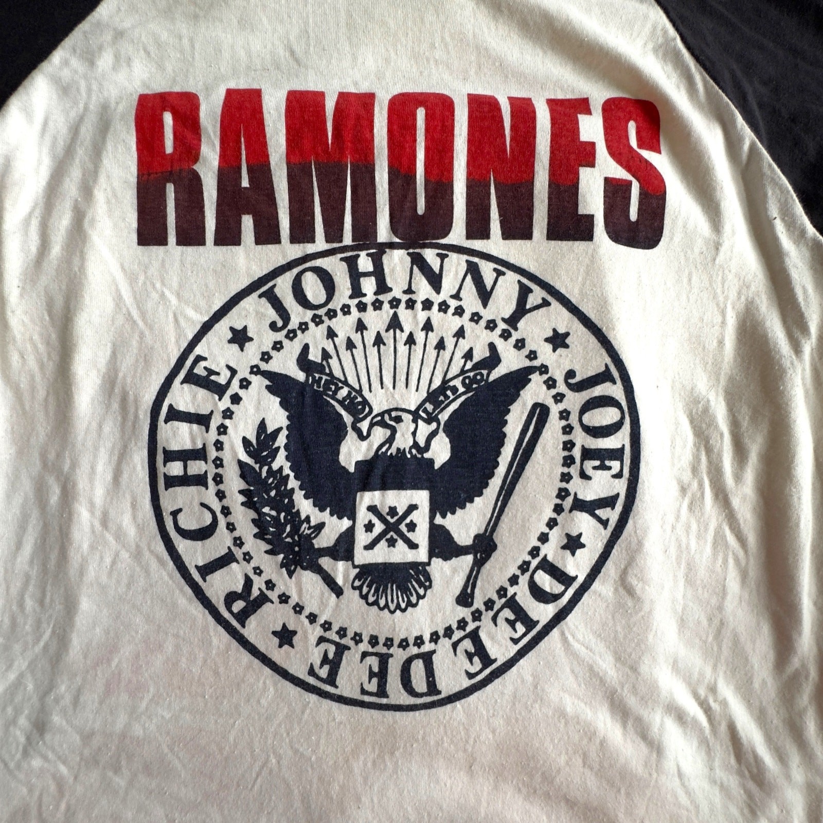 Vintage 1983 Ramones Baseball T-Shirt Kodel Tag Punk Rock Richie Authentic Tour