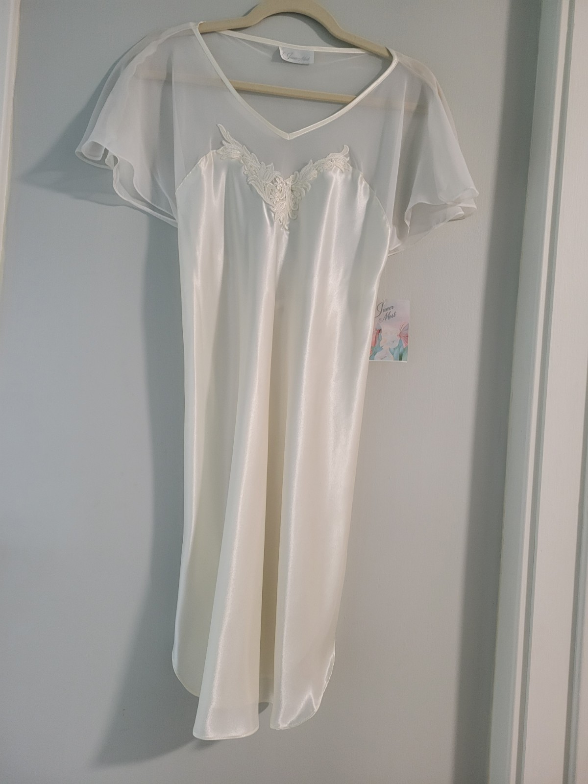 Vintage Inner Most Nightgown Lingerie, Size Small, Pearl Color