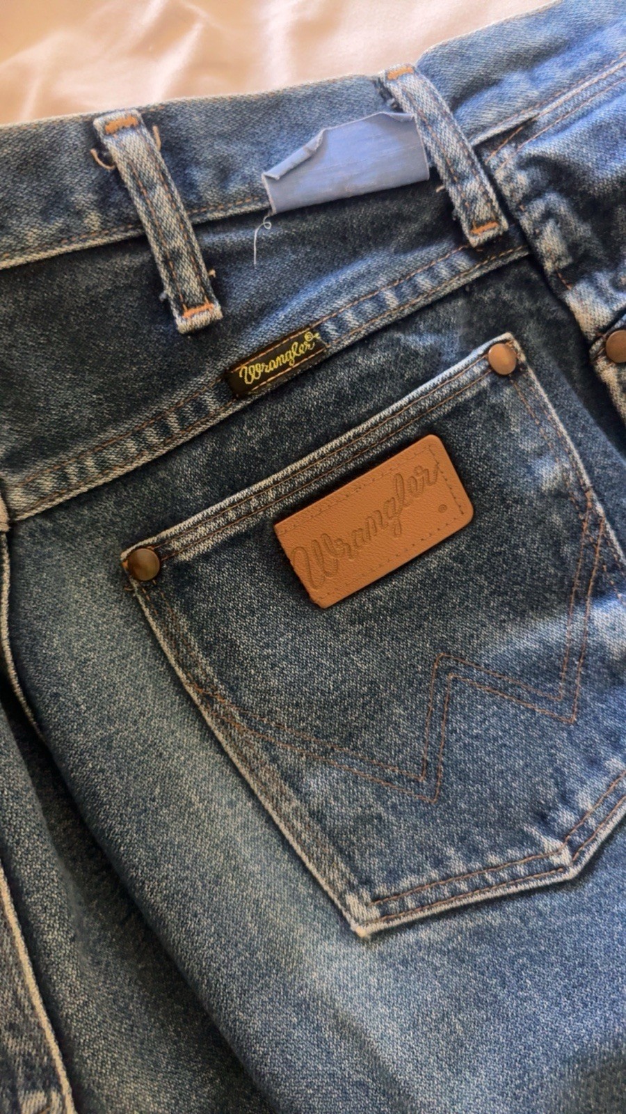 1970’s High Waist Boot-cut Irregular Jeans