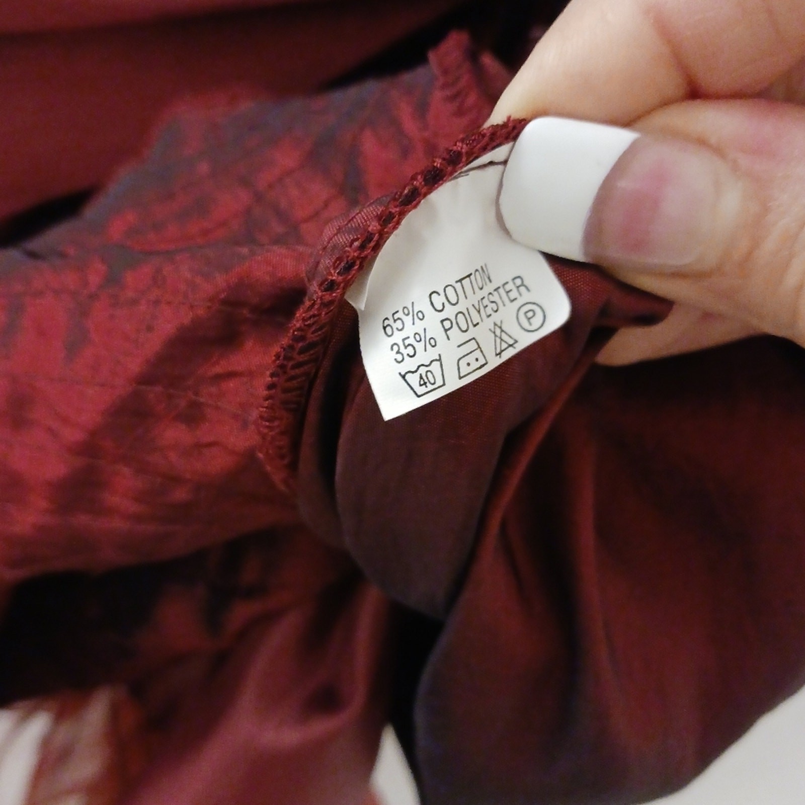 Red Satin Formal Dress 3D Roses Gown XS Burgundy Red Wedding Prom Evening Party
