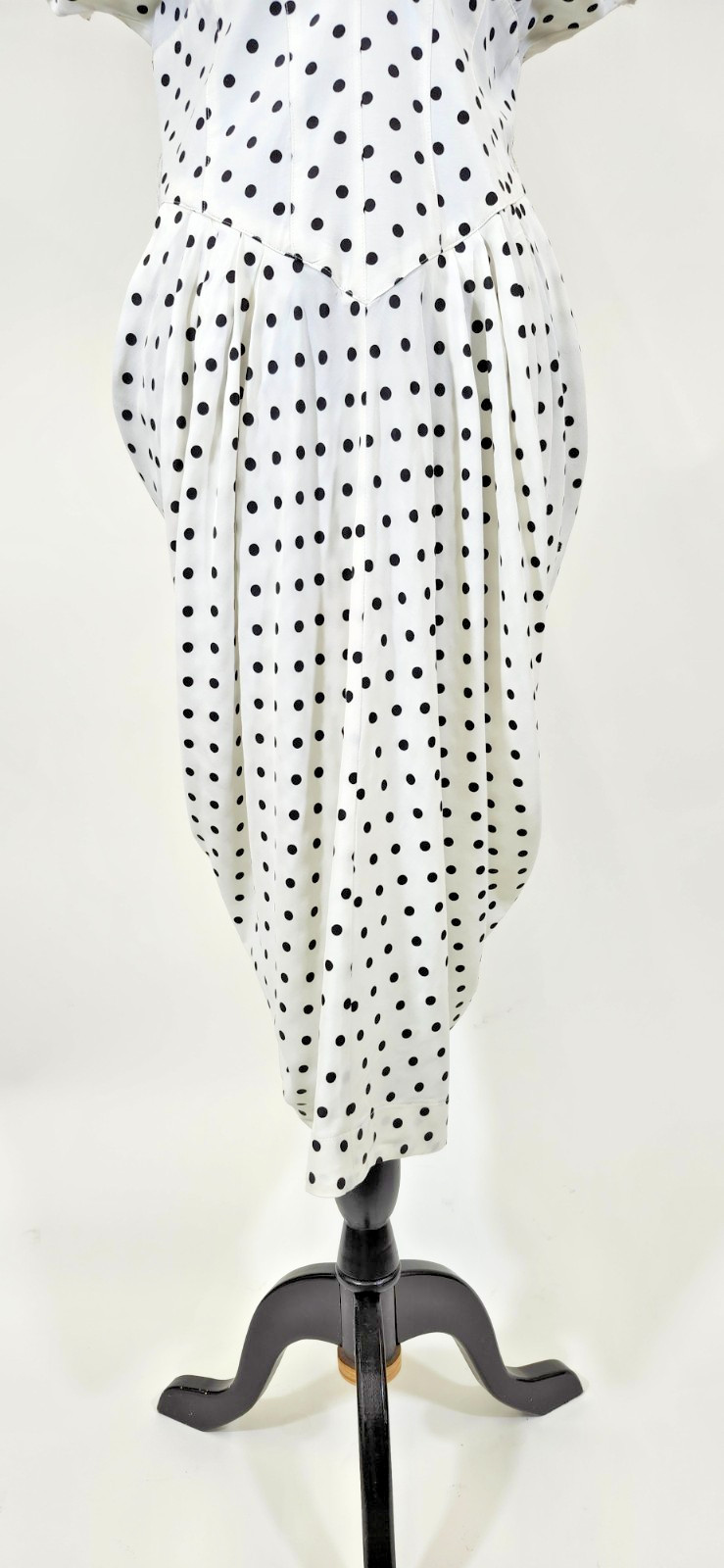 Vintage 1980’s „ASHLEE” Polka Dot Sheath Party Dress-Size 8