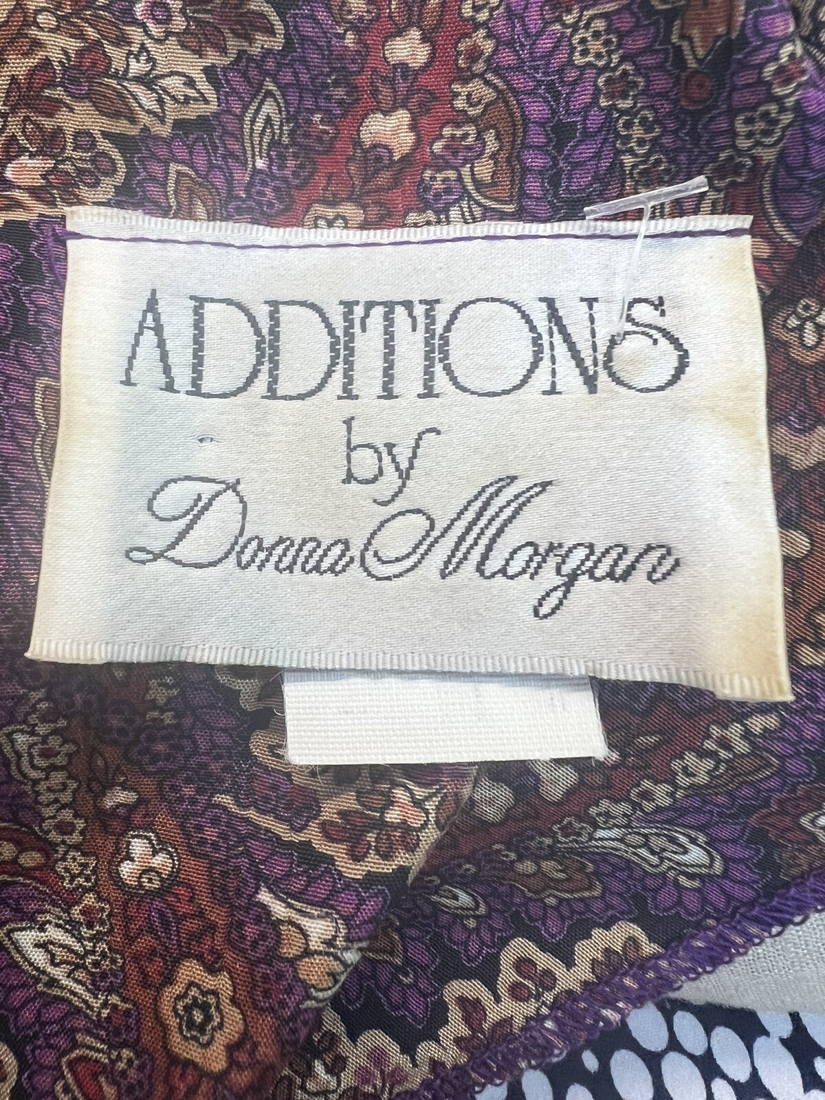 VTG Union Made Dress SZ 14 Sailor Collar Drop Waist Pleated Donna Morgan USA
