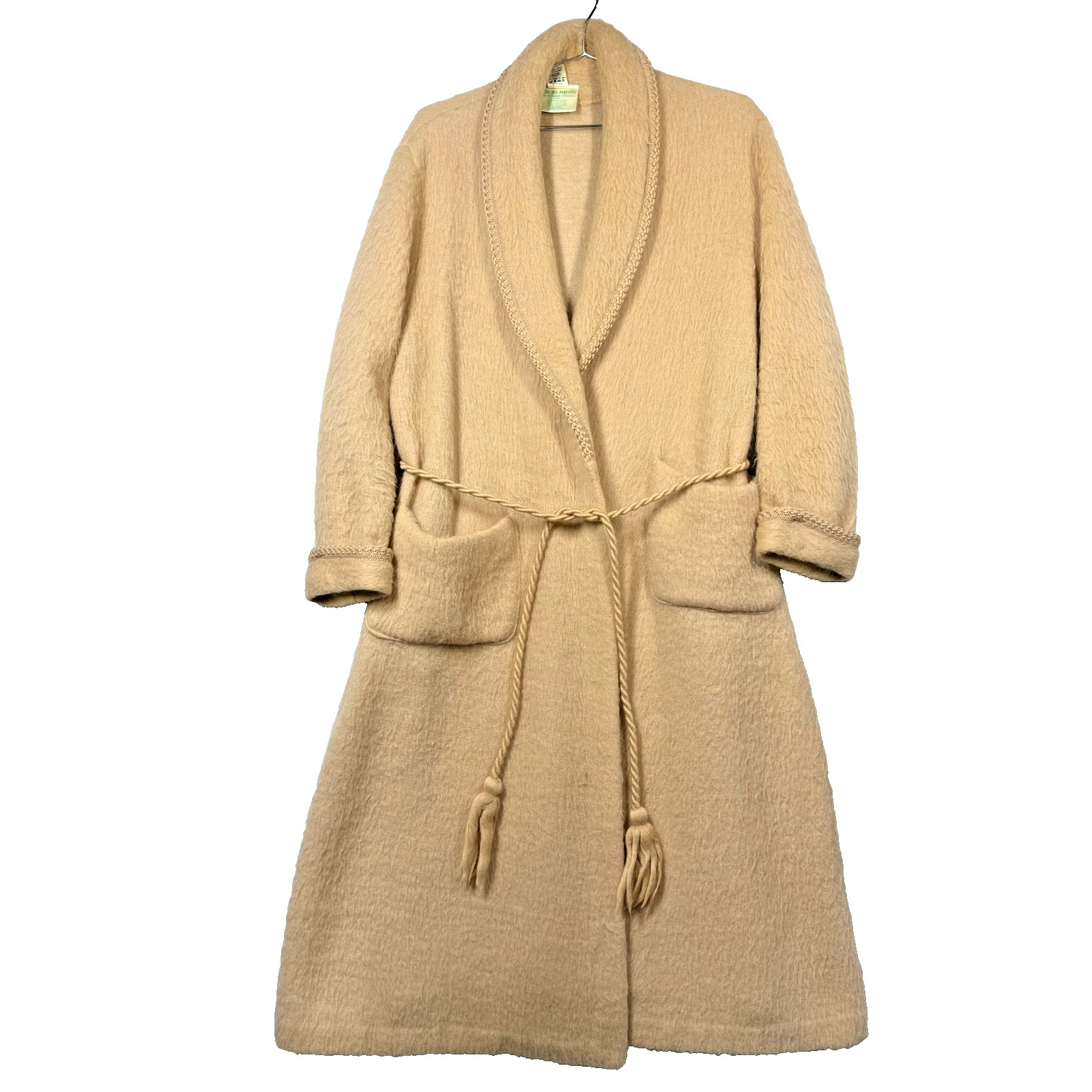Vintage Pyrenees Robe Tan Brown France Cottagecore Classic READ
