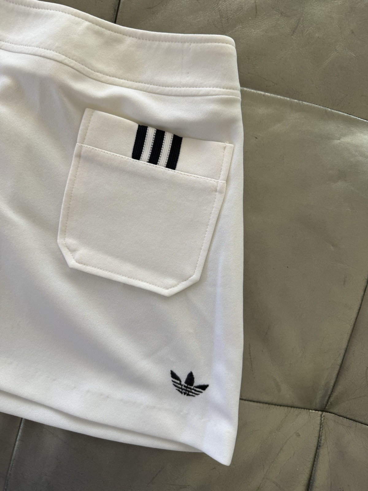 Vintage Adidas Trefoil 1970s 1980s Womens Tennis Golf Skirt Size 5 Small Medium