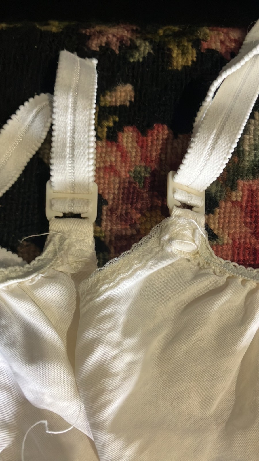Vintage Bi-flex Unlined Longline Bra 44B Front-closure 1960s 70s