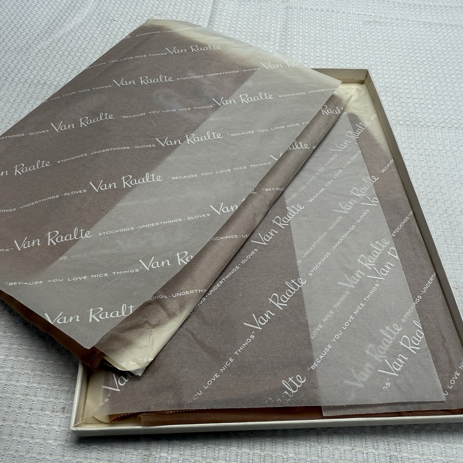 2-Vtg 50s VAN RAALTE Nines Highlight 9.5L Nylon Hose Stockings Seams New 1 Box