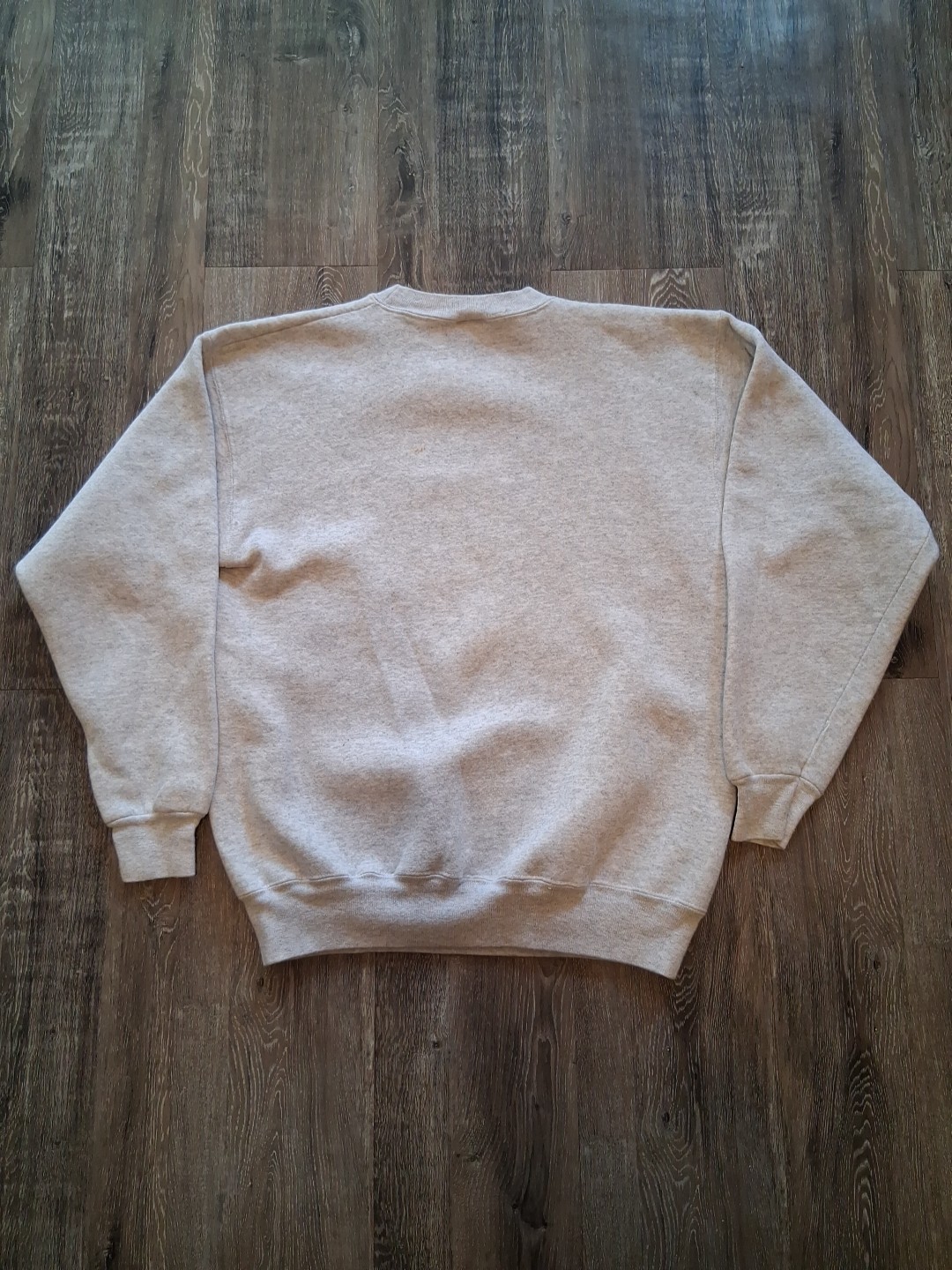 Vintage 90’s Fall Harvest Pumpkin Heather Grey Sweatshirt Size L